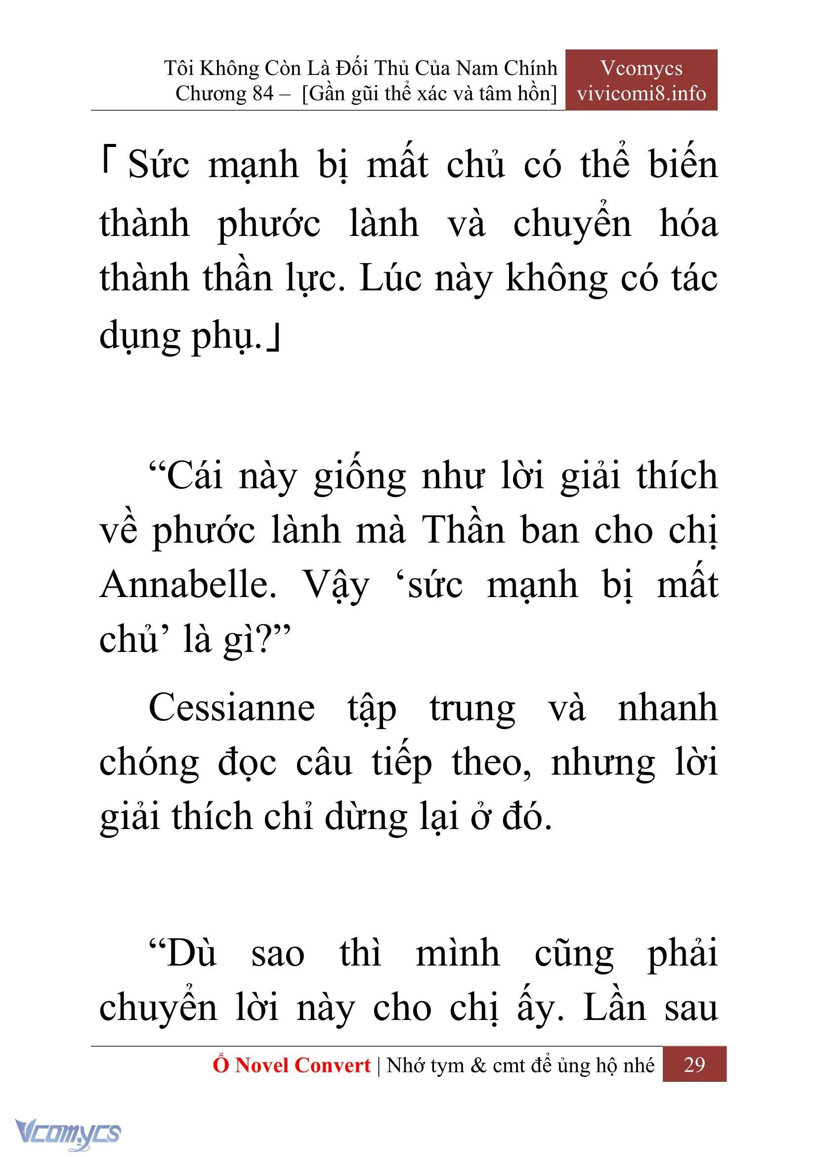 [Novel] Tôi Không Còn Là Đối Thủ Của Nam Chính Chapter  84 - 31