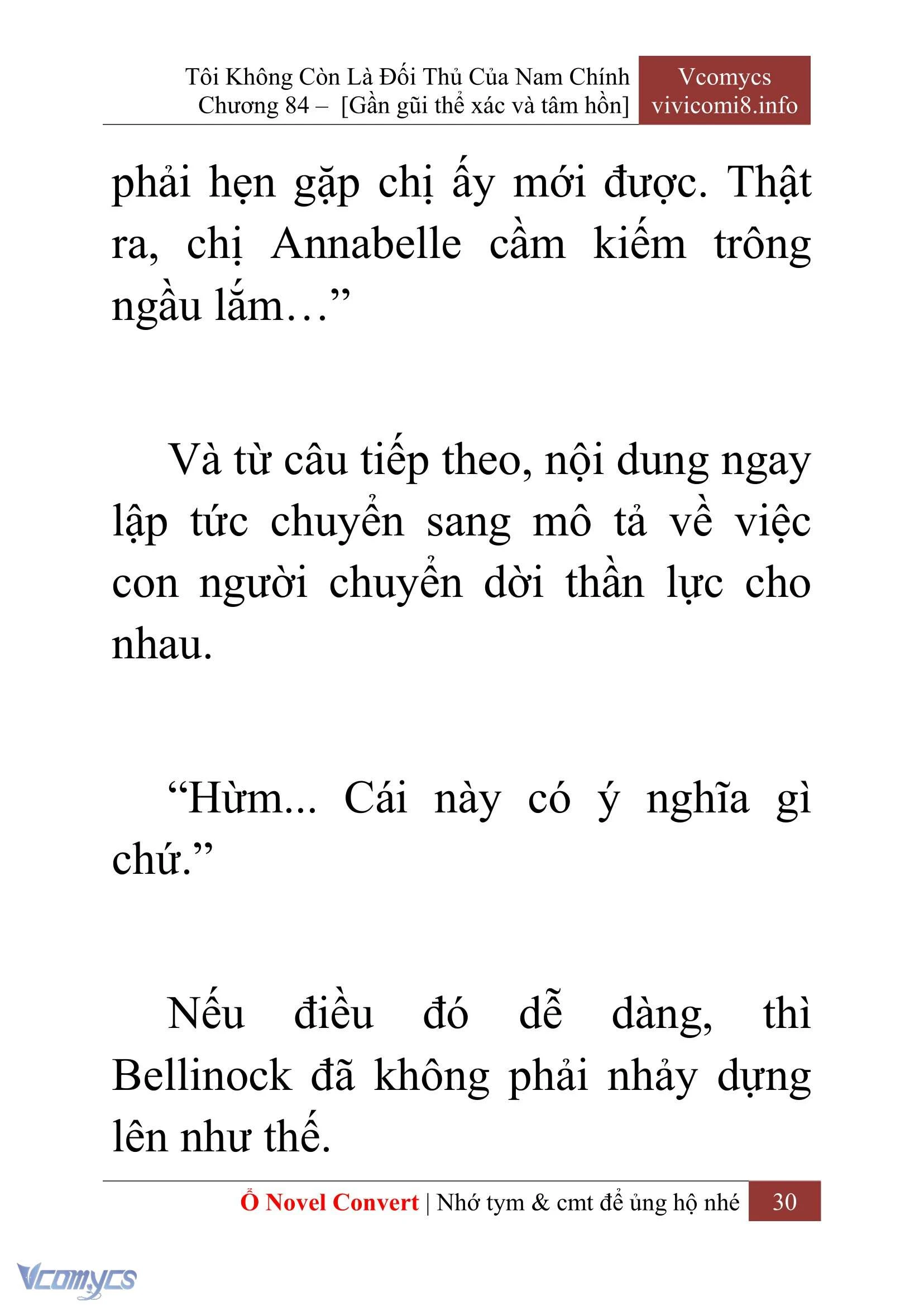 [Novel] Tôi Không Còn Là Đối Thủ Của Nam Chính Chapter  84 - 32
