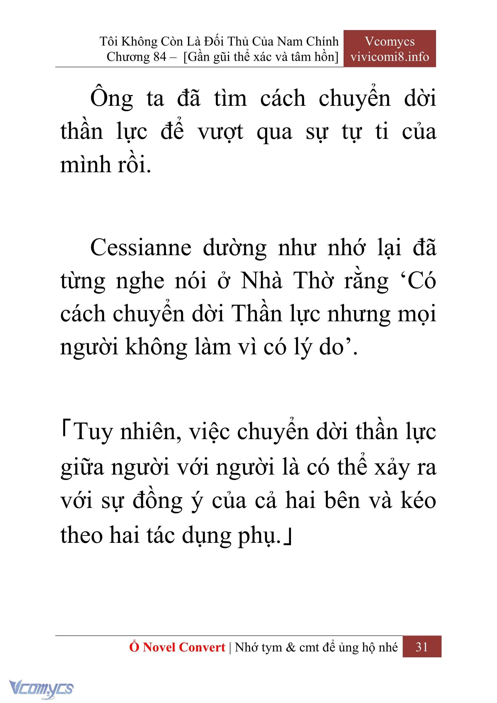 [Novel] Tôi Không Còn Là Đối Thủ Của Nam Chính Chapter  84 - 33