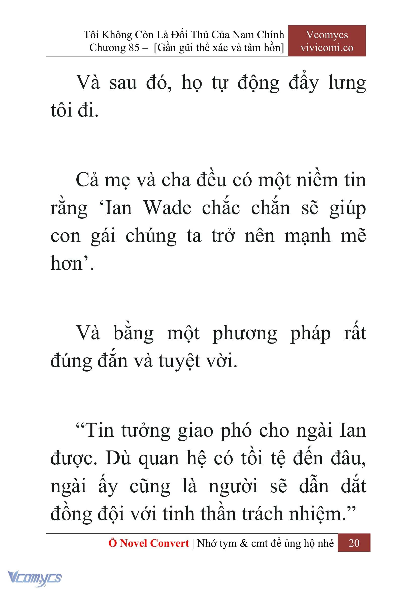 [Novel] Tôi Không Còn Là Đối Thủ Của Nam Chính Chapter  85 - 22
