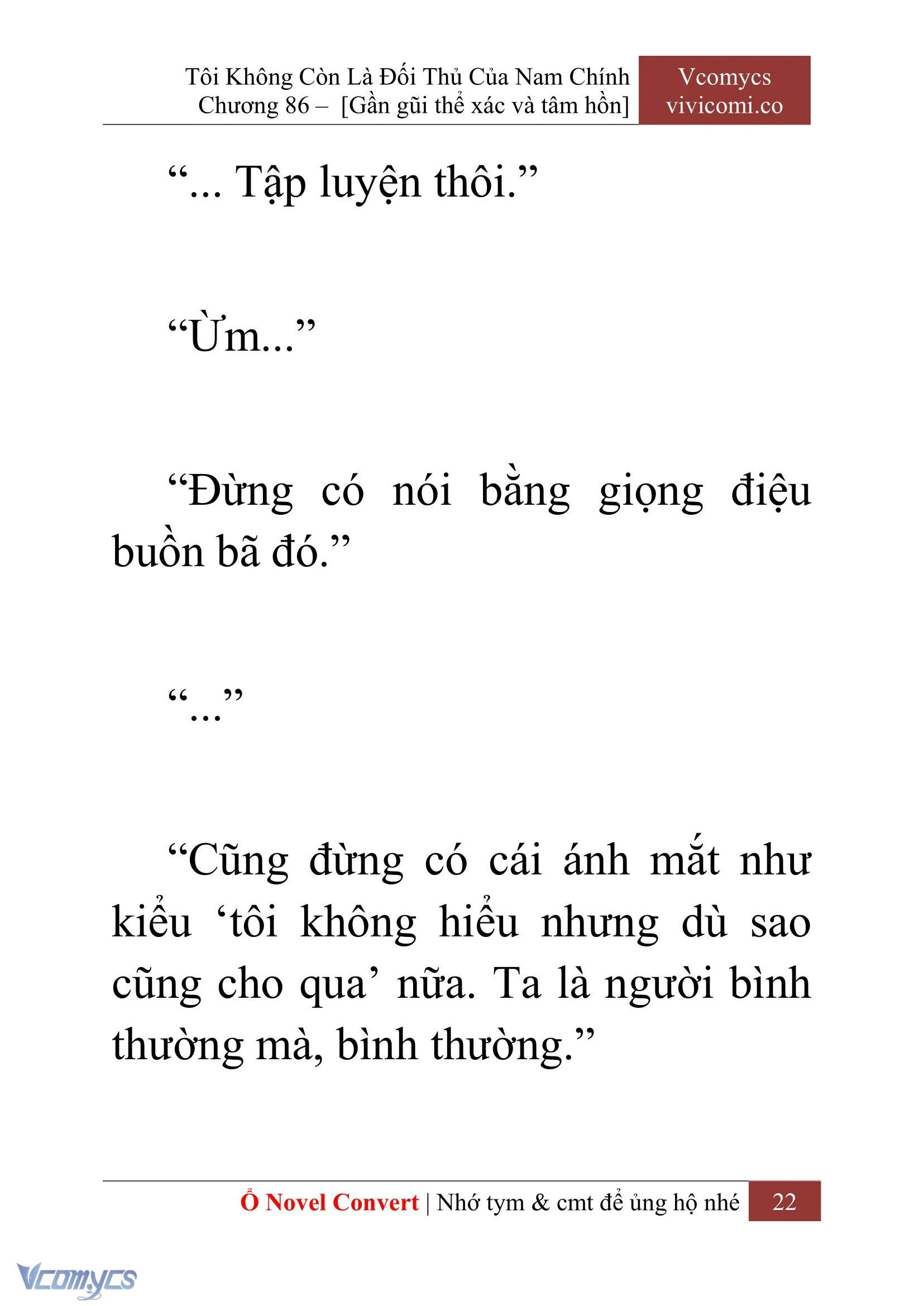 [Novel] Tôi Không Còn Là Đối Thủ Của Nam Chính Chapter  86 - 24