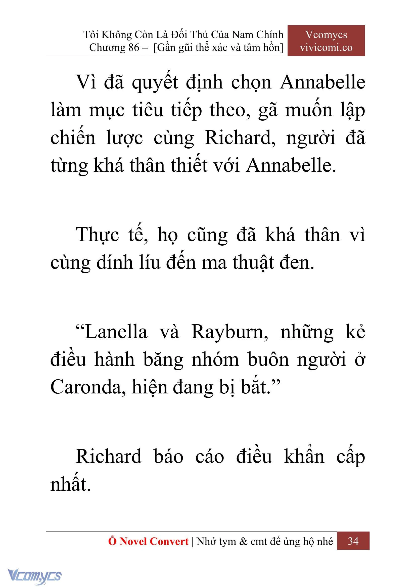 [Novel] Tôi Không Còn Là Đối Thủ Của Nam Chính Chapter  86 - 36