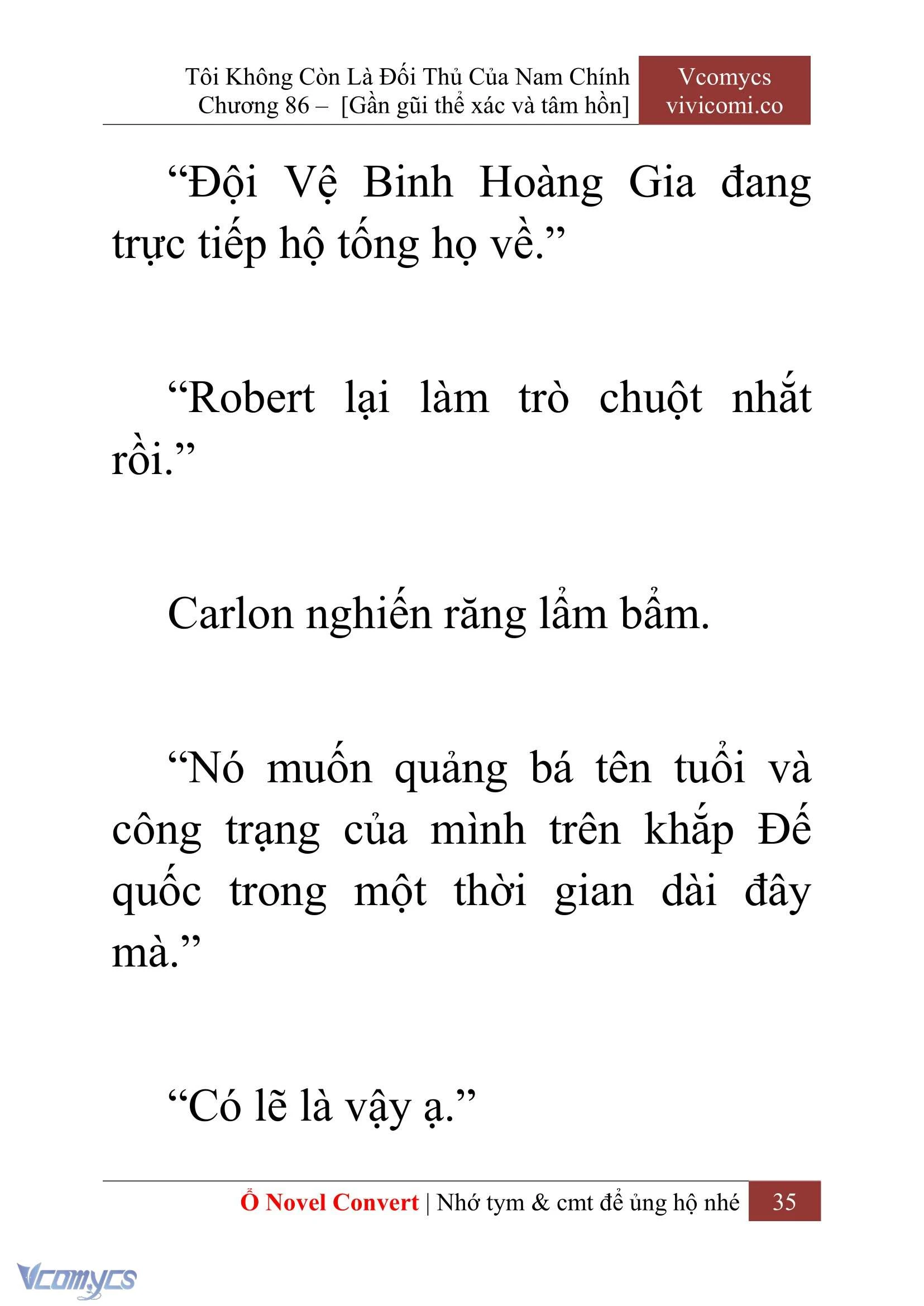 [Novel] Tôi Không Còn Là Đối Thủ Của Nam Chính Chapter  86 - 37