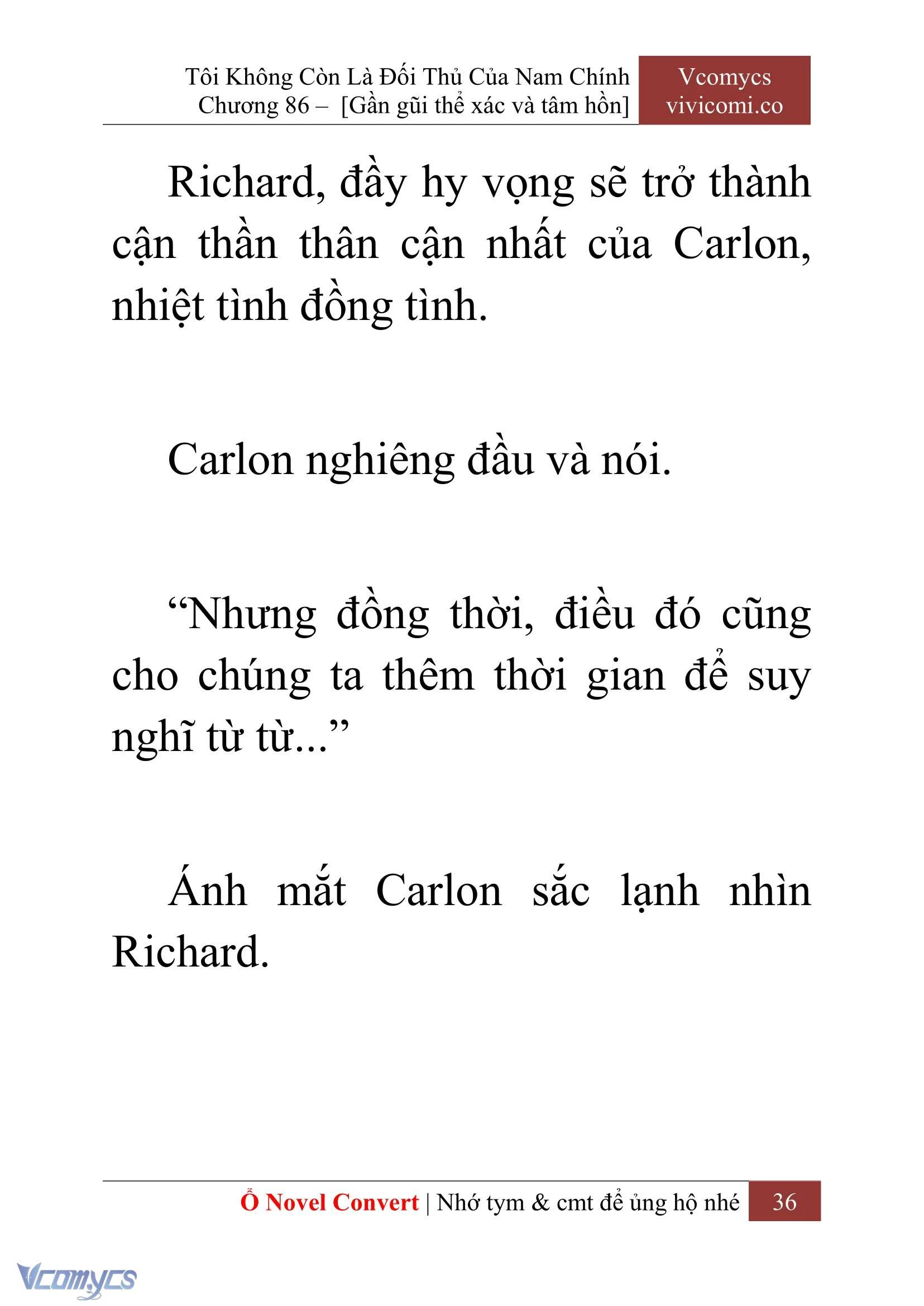 [Novel] Tôi Không Còn Là Đối Thủ Của Nam Chính Chapter  86 - 38