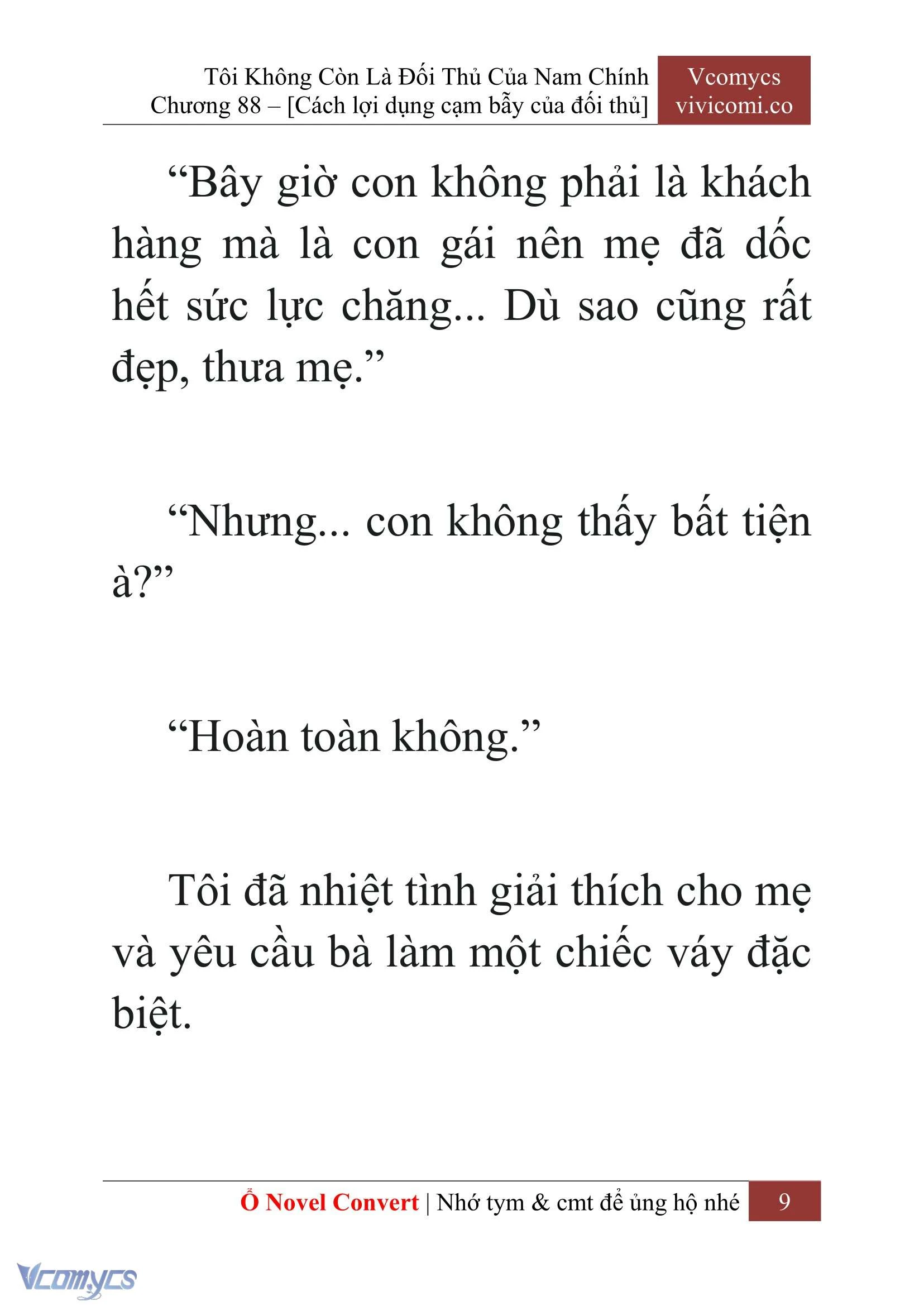 [Novel] Tôi Không Còn Là Đối Thủ Của Nam Chính Chapter  88 - 11