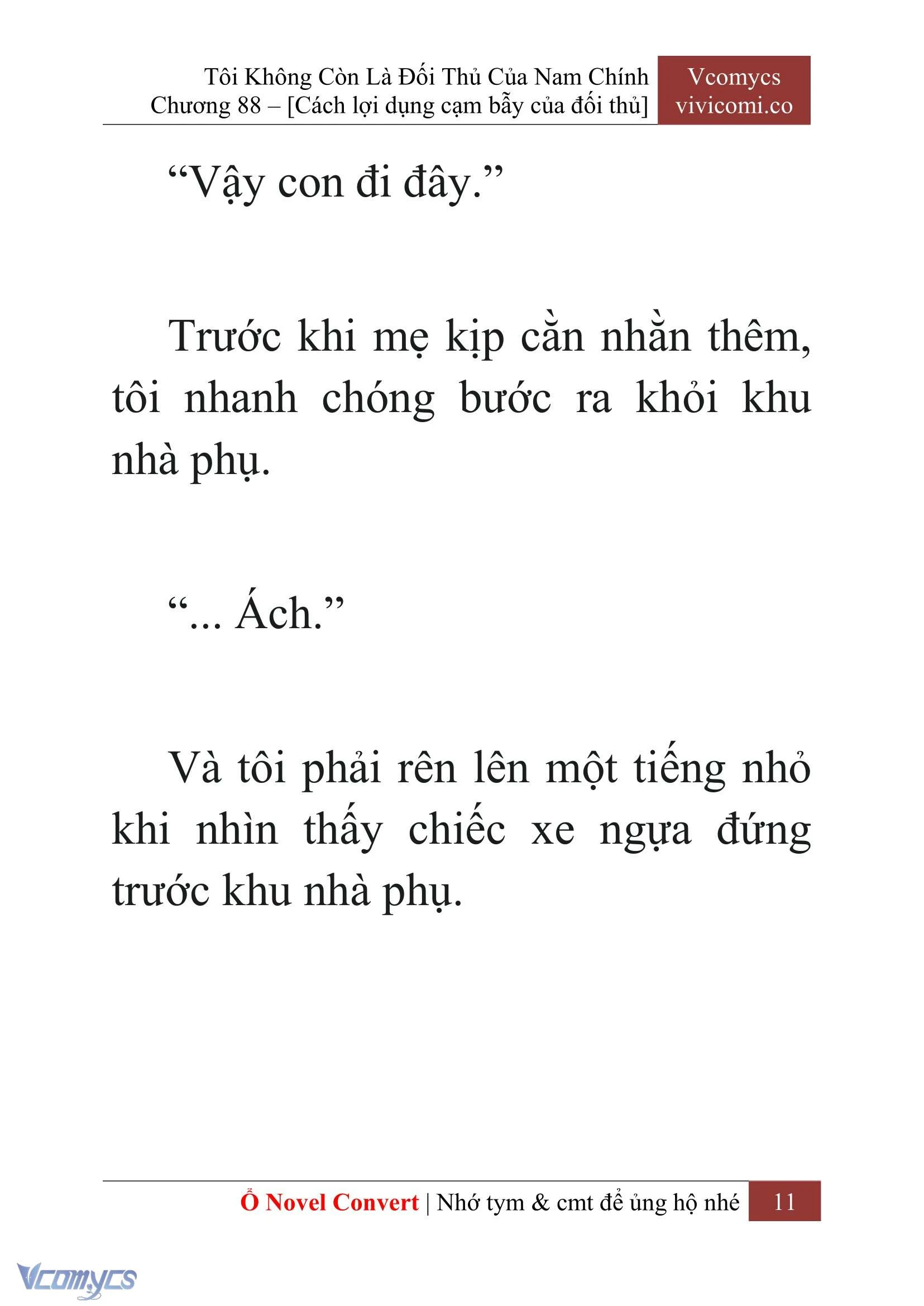 [Novel] Tôi Không Còn Là Đối Thủ Của Nam Chính Chapter  88 - 13