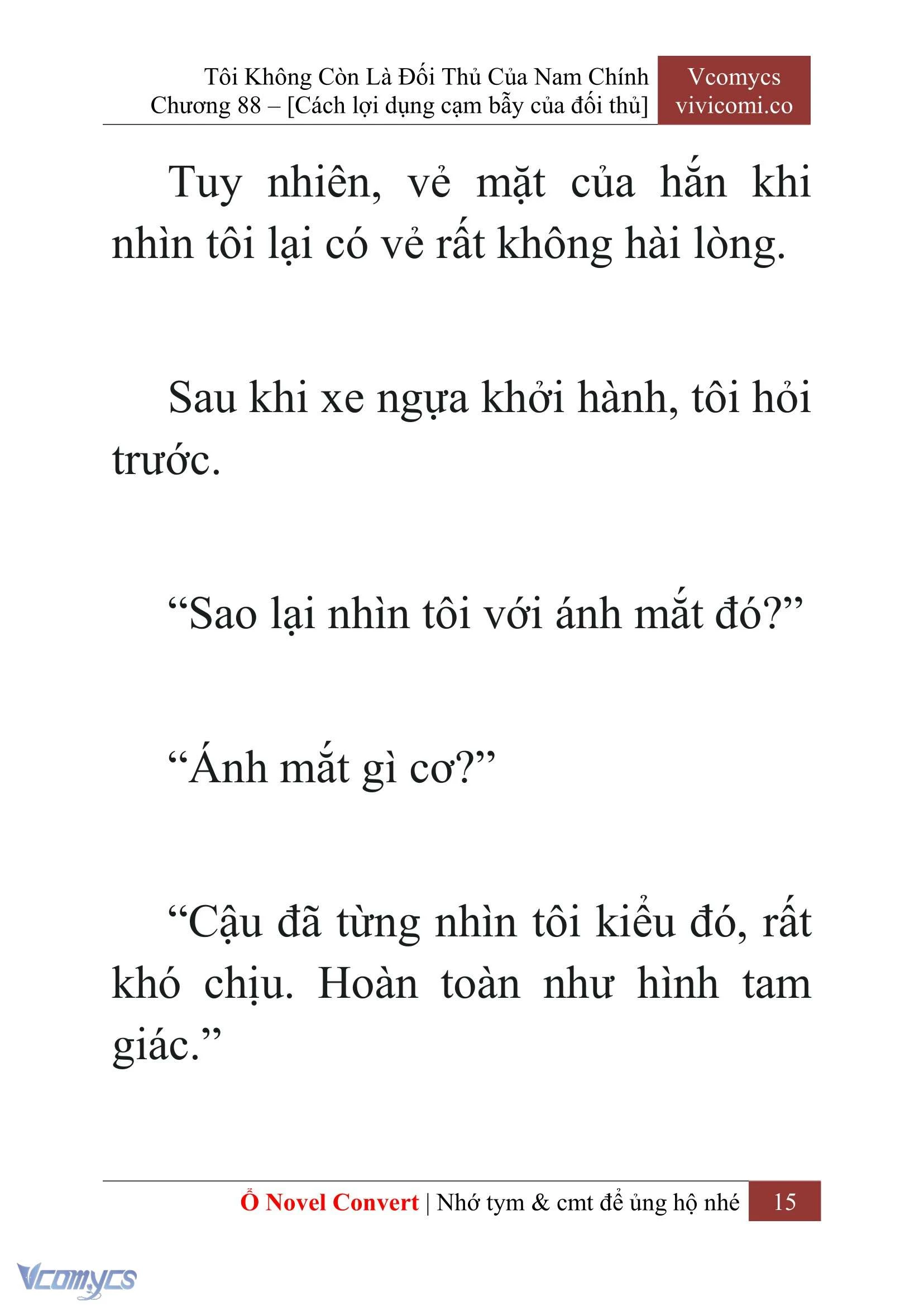 [Novel] Tôi Không Còn Là Đối Thủ Của Nam Chính Chapter  88 - 17