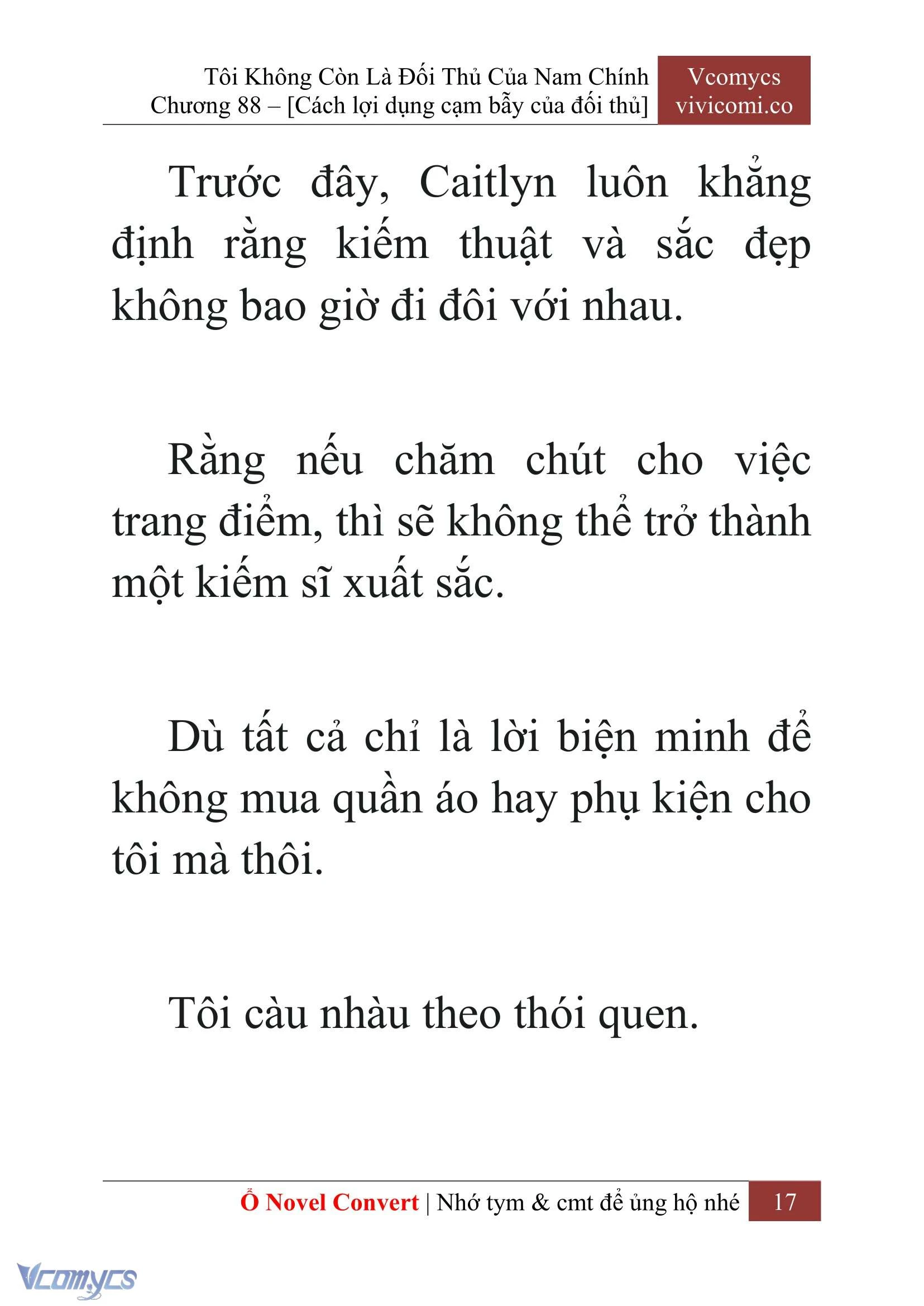 [Novel] Tôi Không Còn Là Đối Thủ Của Nam Chính Chapter  88 - 19