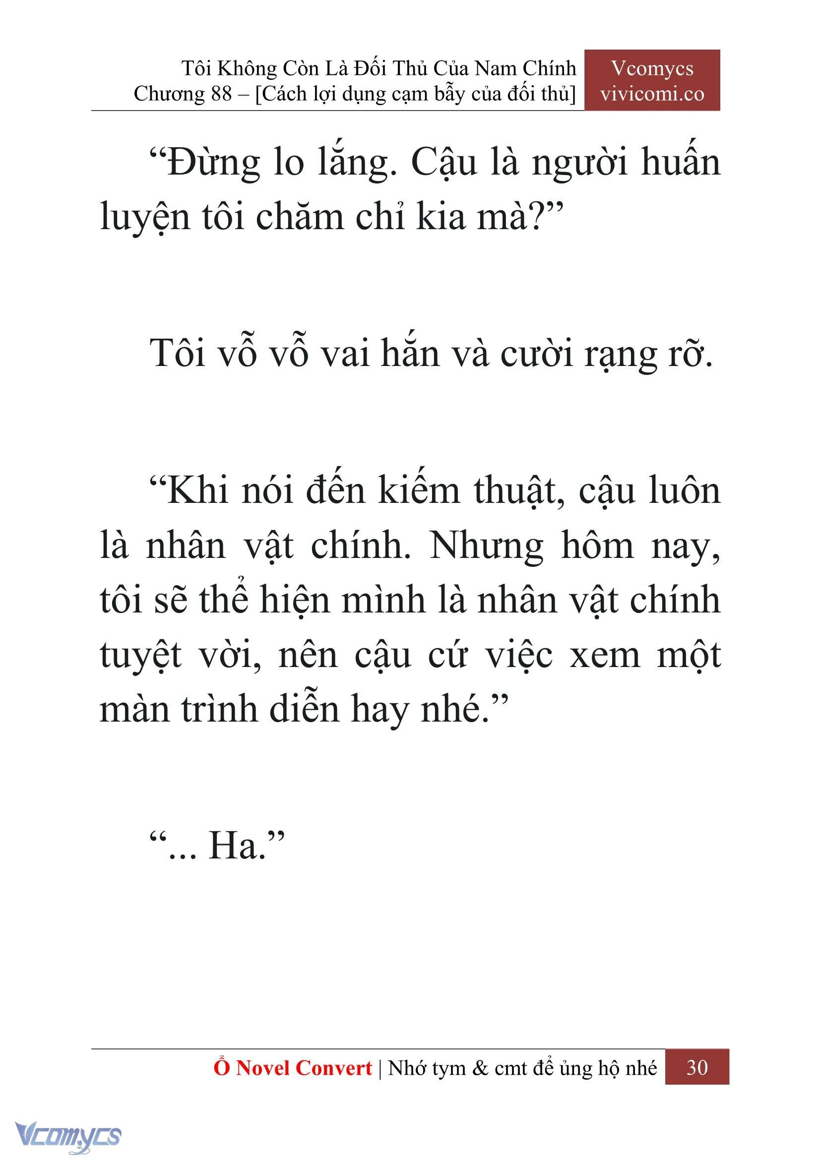 [Novel] Tôi Không Còn Là Đối Thủ Của Nam Chính Chapter  88 - 32