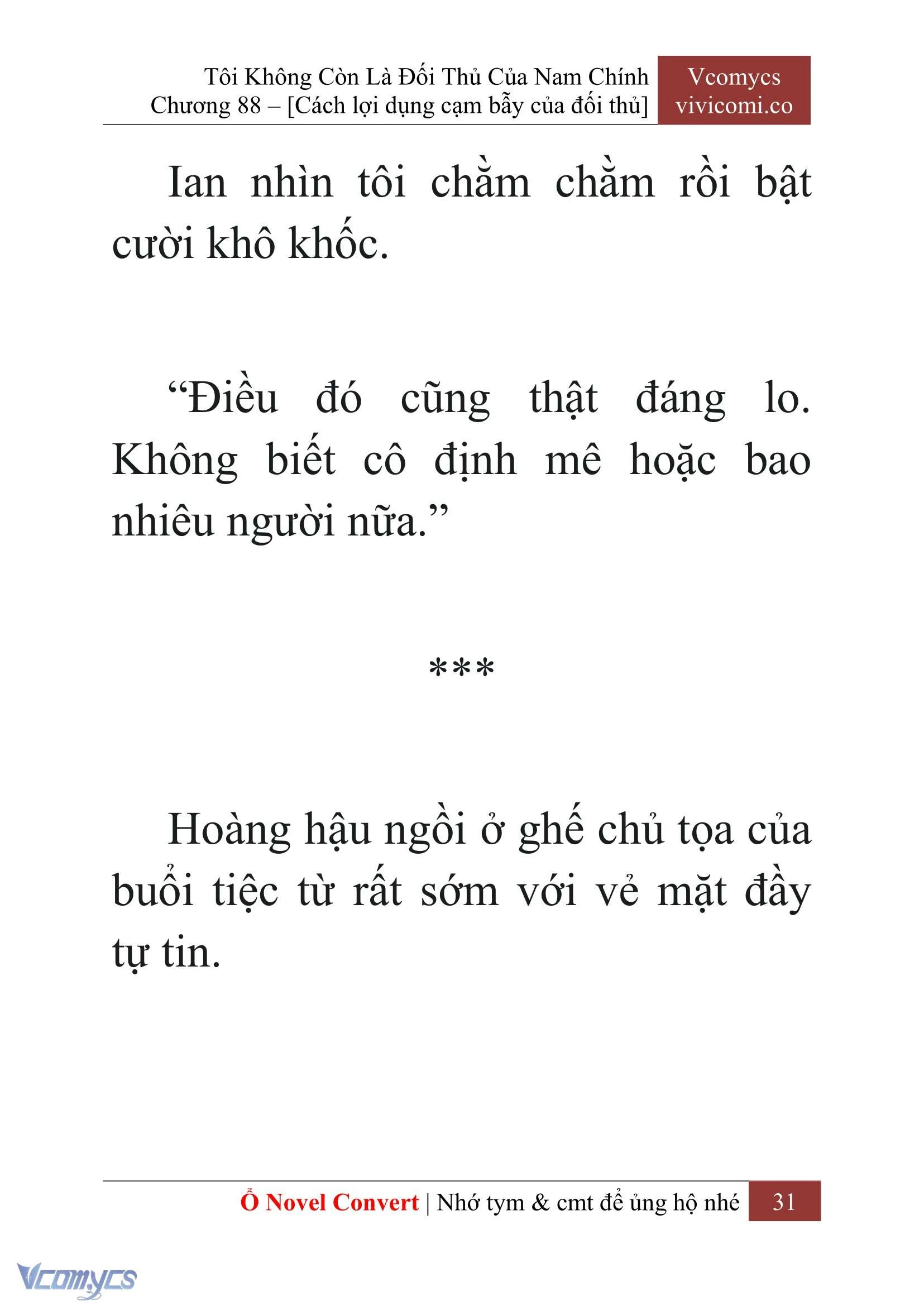 [Novel] Tôi Không Còn Là Đối Thủ Của Nam Chính Chapter  88 - 33
