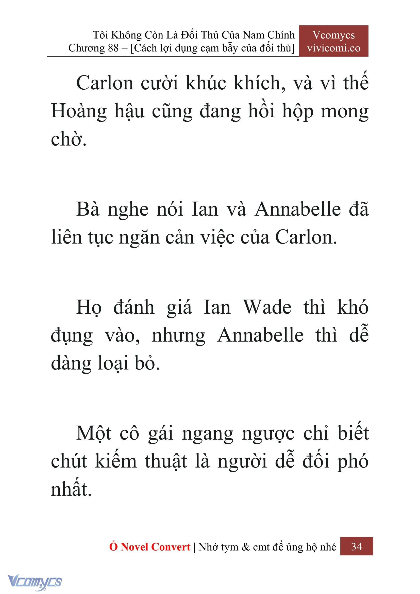 [Novel] Tôi Không Còn Là Đối Thủ Của Nam Chính Chapter  88 - 36