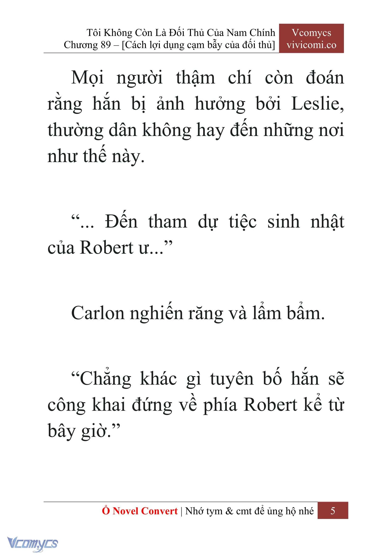 [Novel] Tôi Không Còn Là Đối Thủ Của Nam Chính Chapter  89 - 7