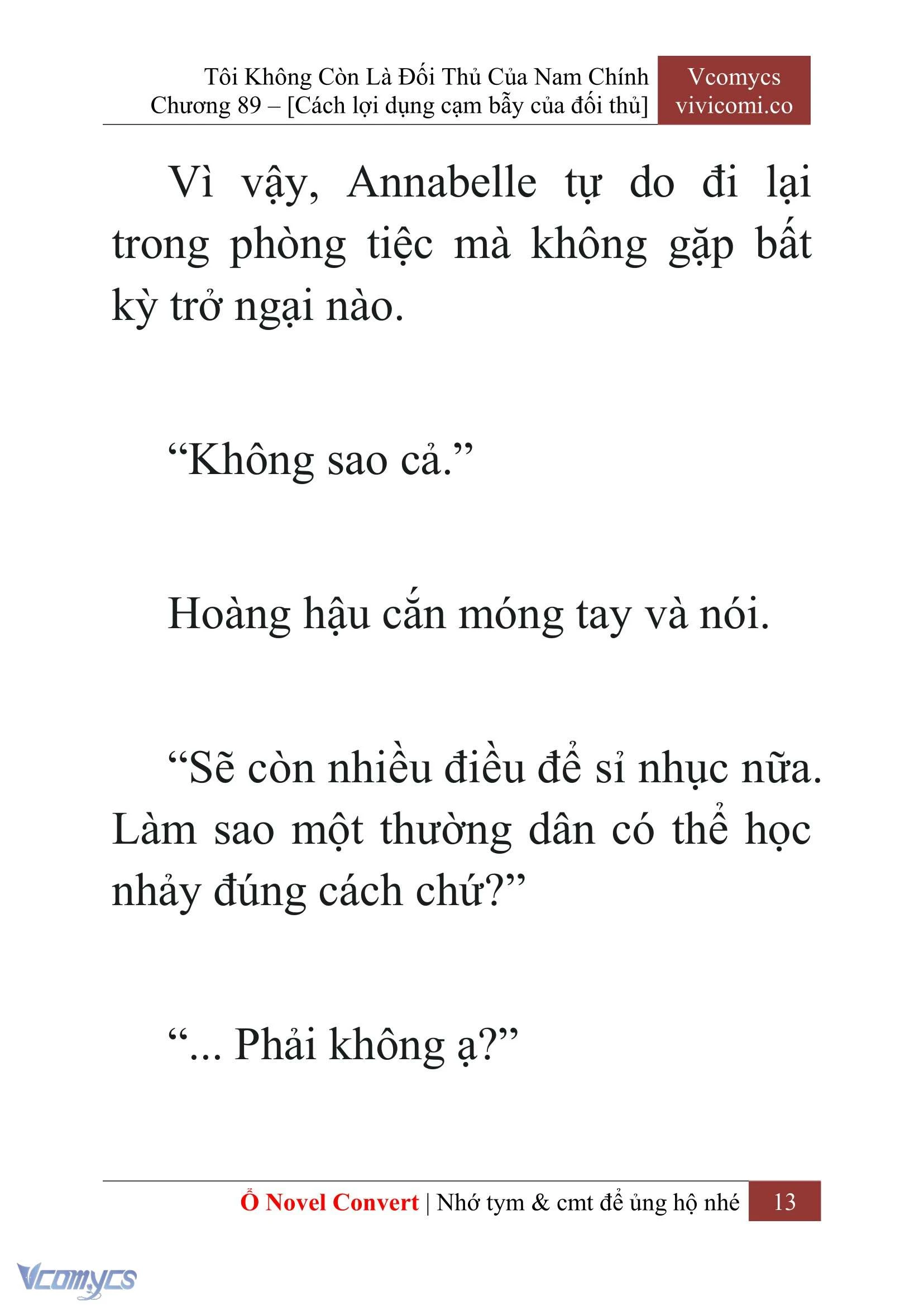 [Novel] Tôi Không Còn Là Đối Thủ Của Nam Chính Chapter  89 - 15