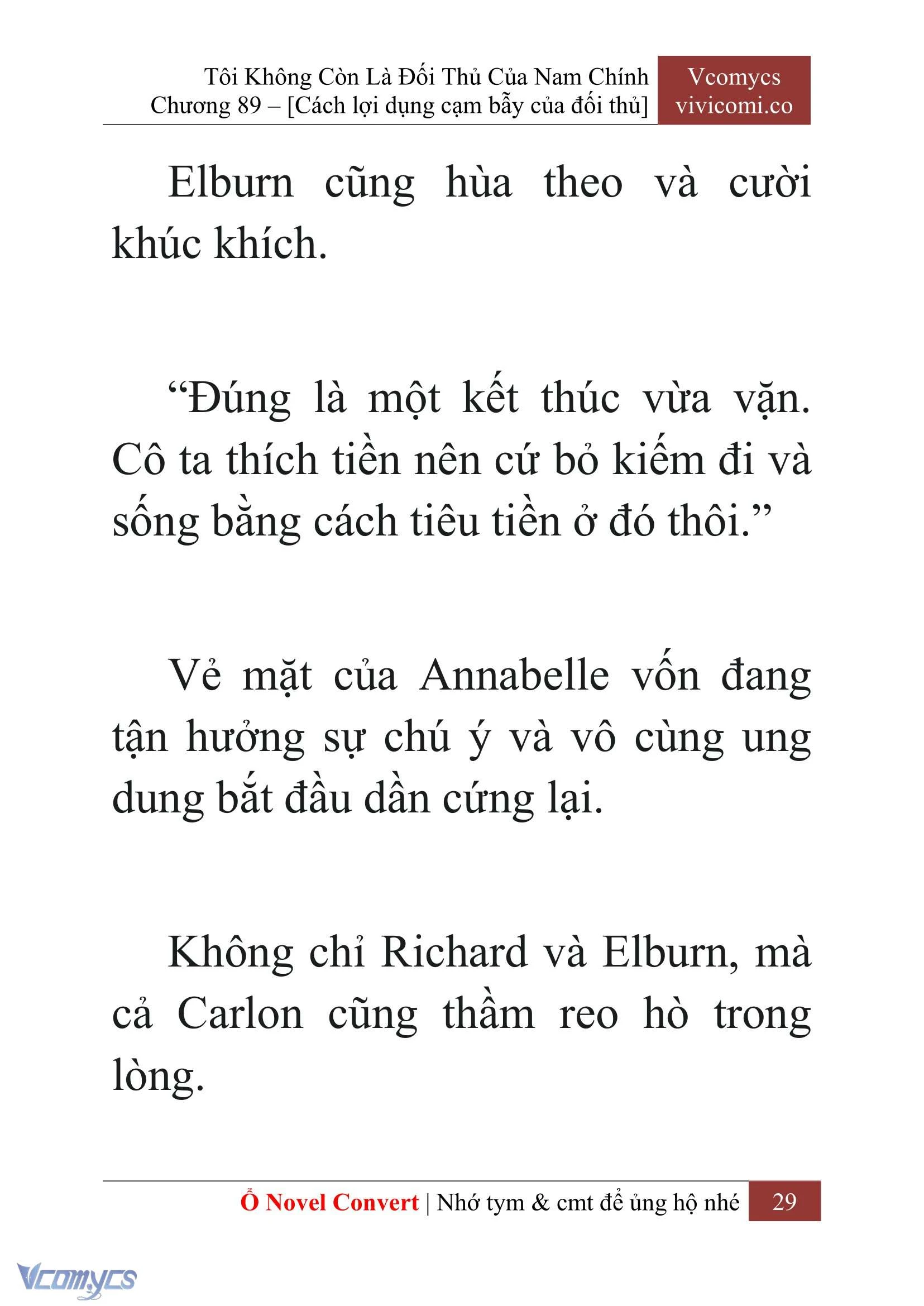 [Novel] Tôi Không Còn Là Đối Thủ Của Nam Chính Chapter  89 - 31