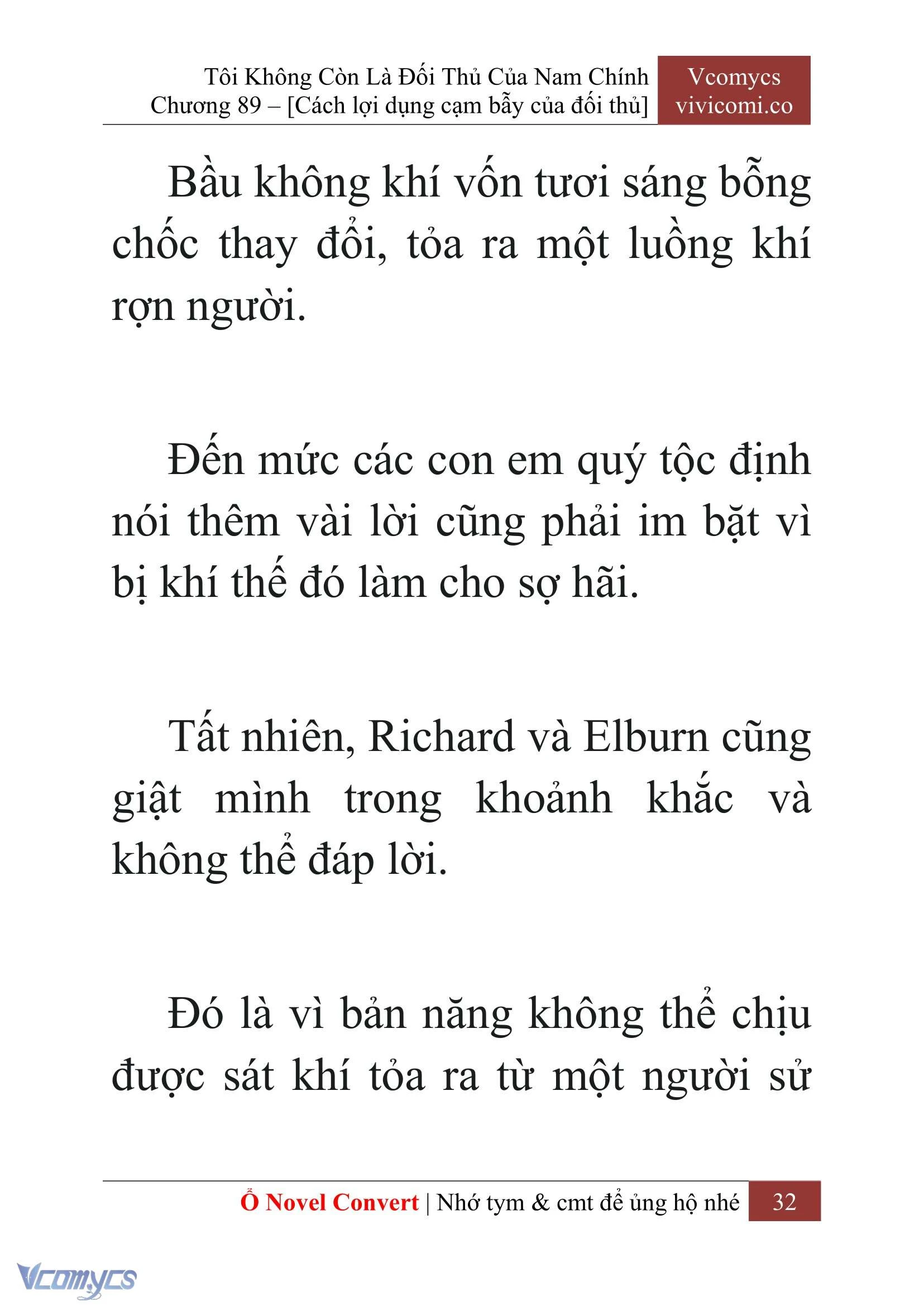 [Novel] Tôi Không Còn Là Đối Thủ Của Nam Chính Chapter  89 - 34