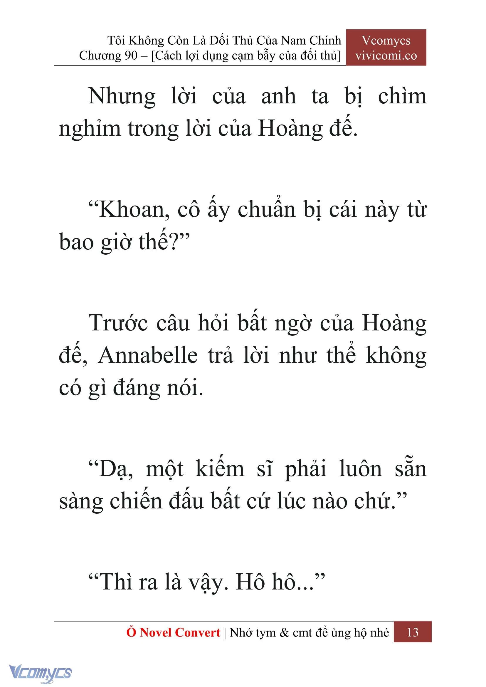 [Novel] Tôi Không Còn Là Đối Thủ Của Nam Chính Chapter  90 - 15