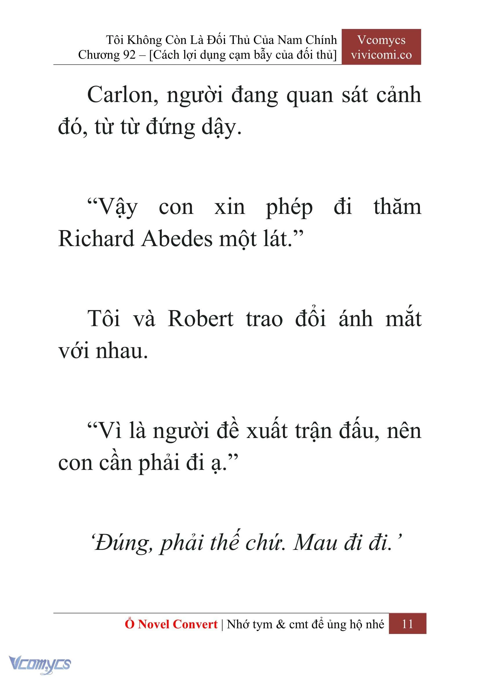 [Novel] Tôi Không Còn Là Đối Thủ Của Nam Chính Chapter  92 - 13