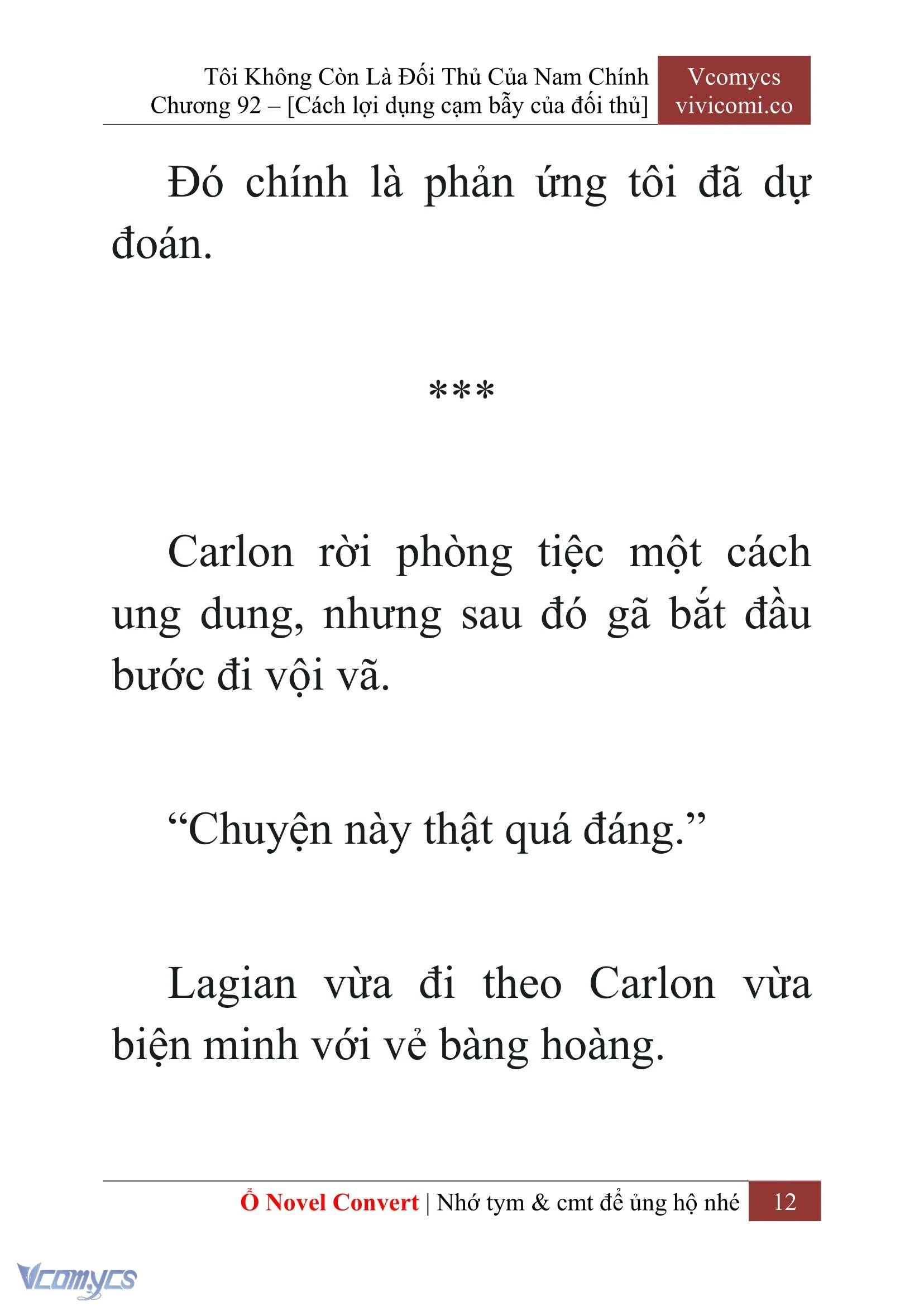 [Novel] Tôi Không Còn Là Đối Thủ Của Nam Chính Chapter  92 - 14