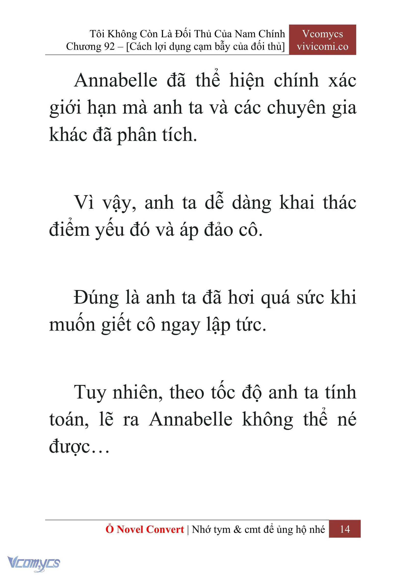 [Novel] Tôi Không Còn Là Đối Thủ Của Nam Chính Chapter  92 - 16