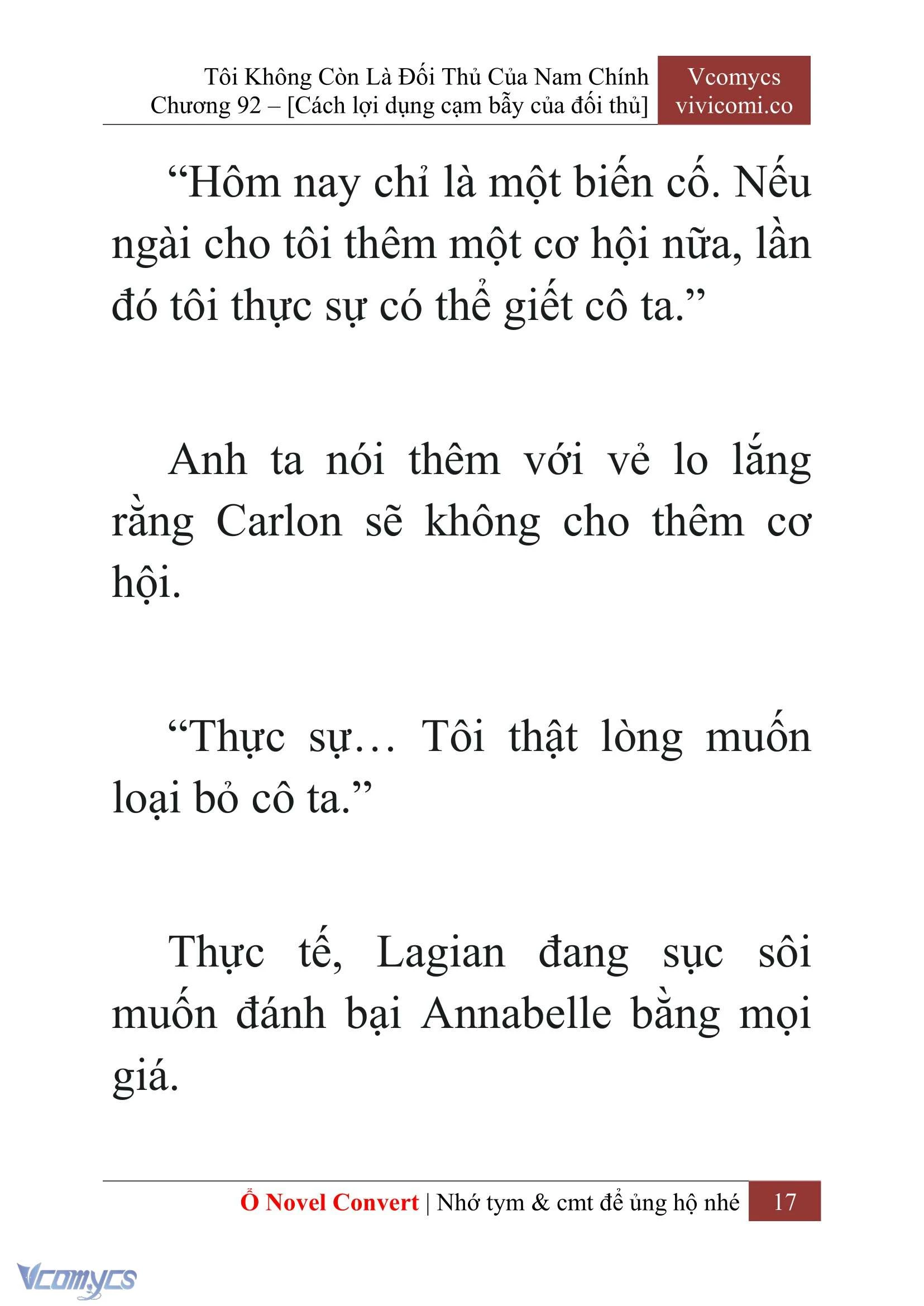 [Novel] Tôi Không Còn Là Đối Thủ Của Nam Chính Chapter  92 - 19