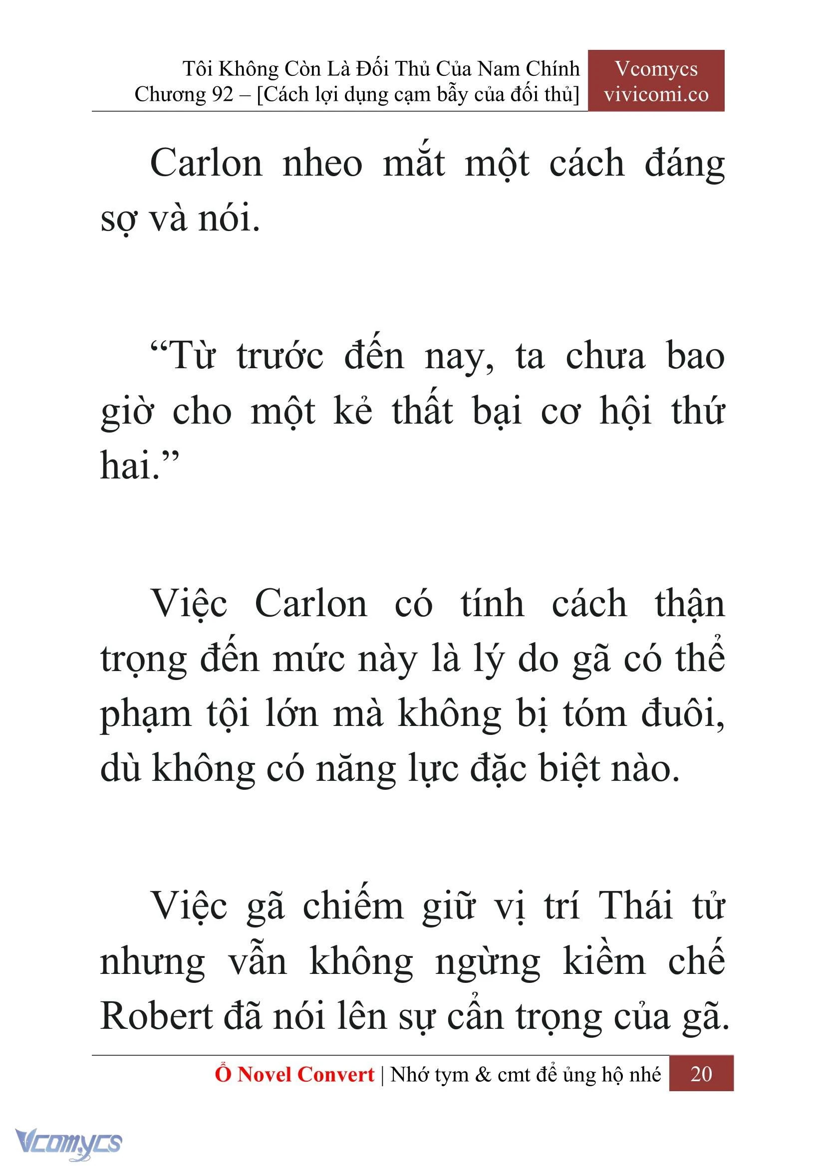 [Novel] Tôi Không Còn Là Đối Thủ Của Nam Chính Chapter  92 - 22