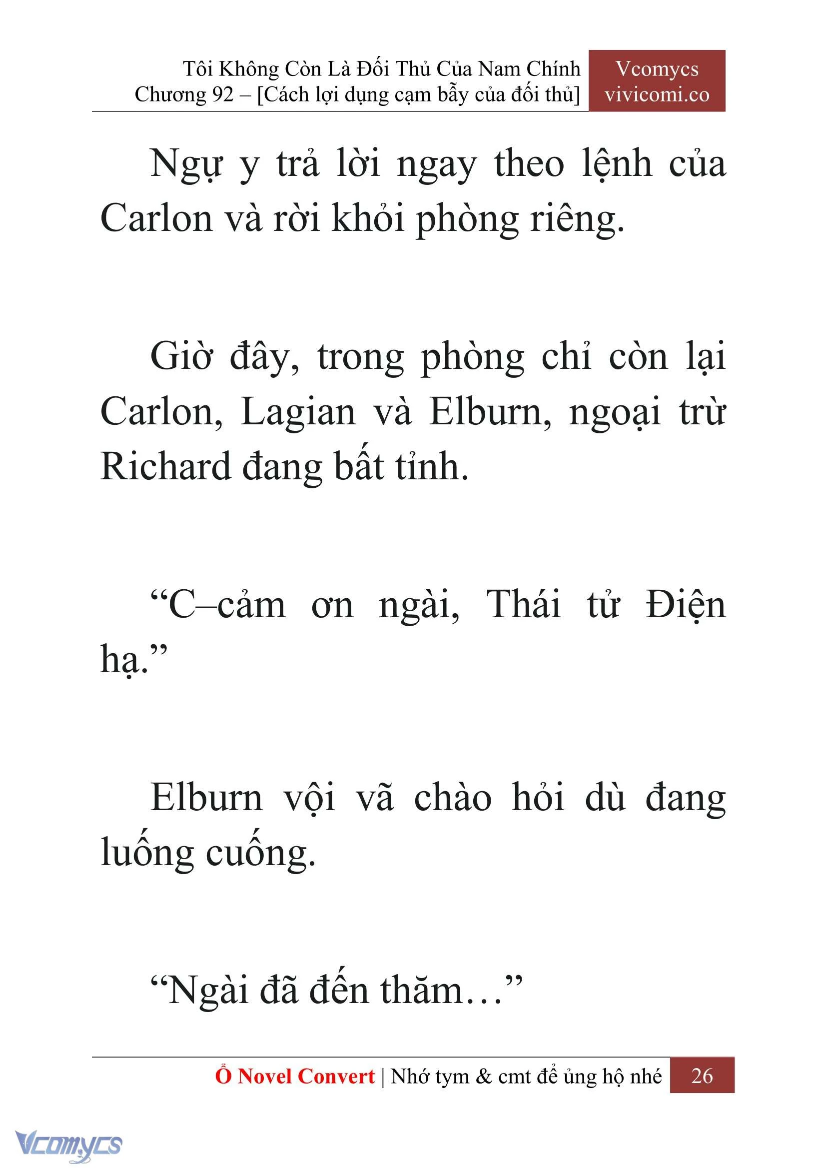 [Novel] Tôi Không Còn Là Đối Thủ Của Nam Chính Chapter  92 - 28