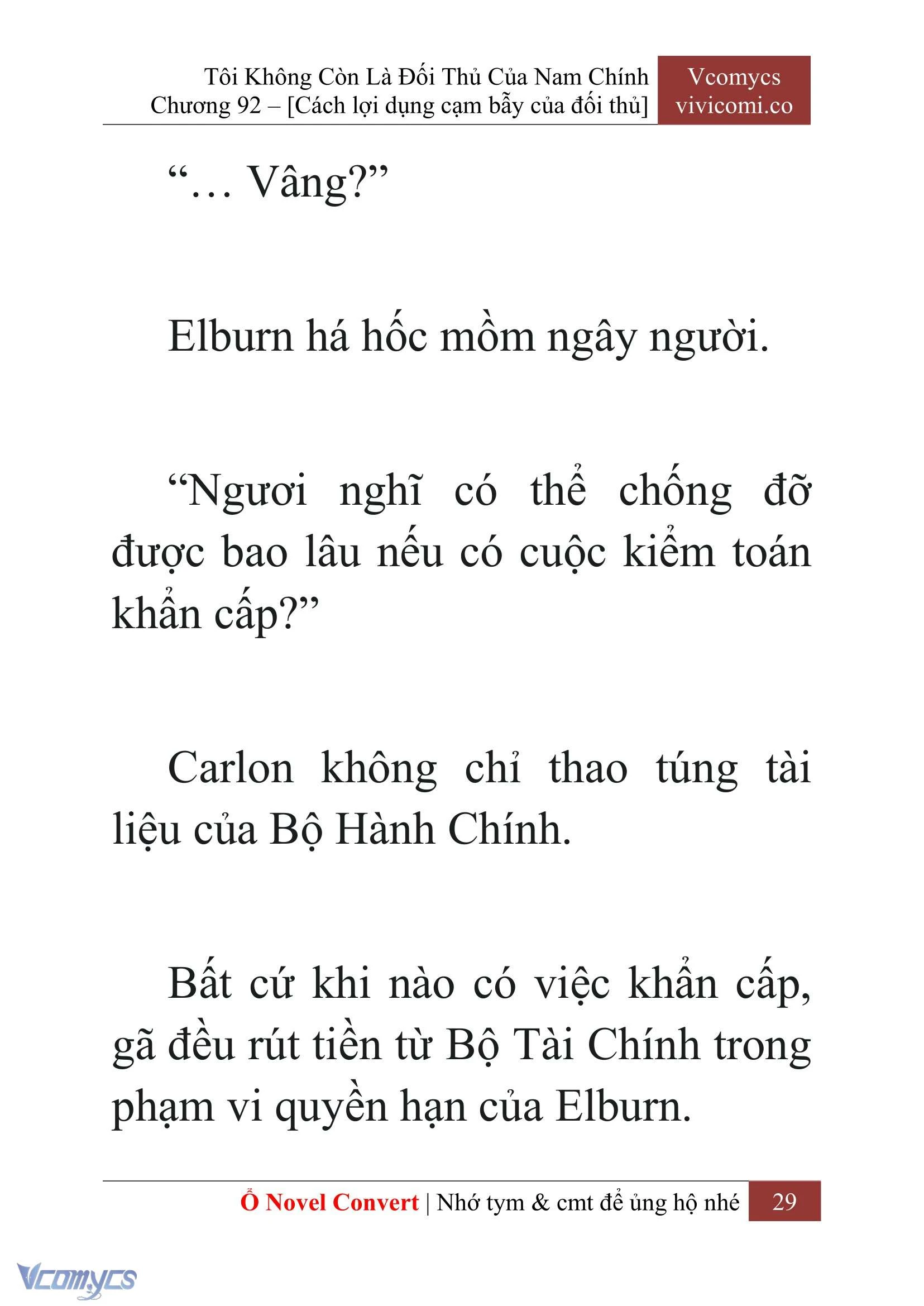[Novel] Tôi Không Còn Là Đối Thủ Của Nam Chính Chapter  92 - 31