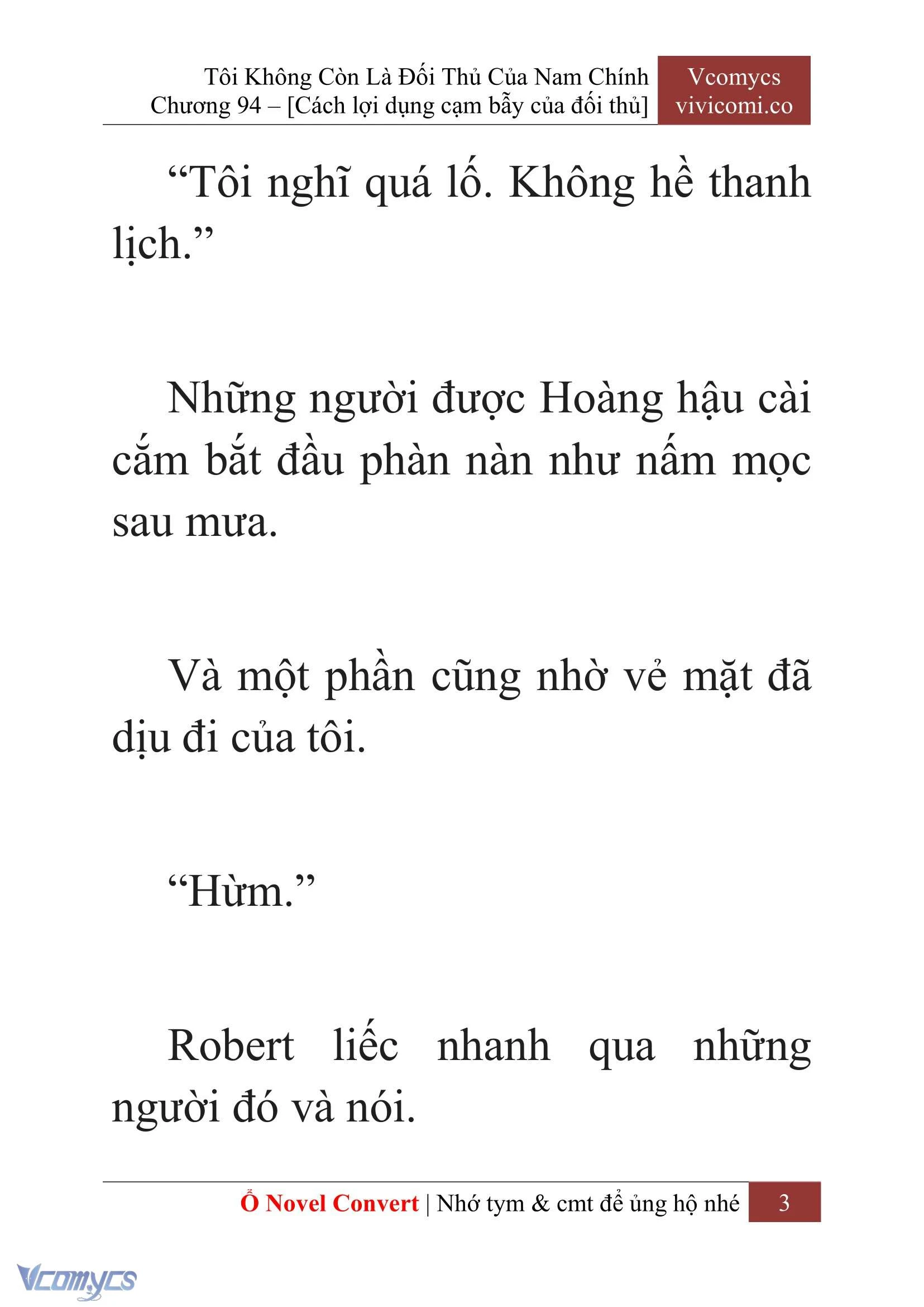 [Novel] Tôi Không Còn Là Đối Thủ Của Nam Chính Chapter  94 - 5