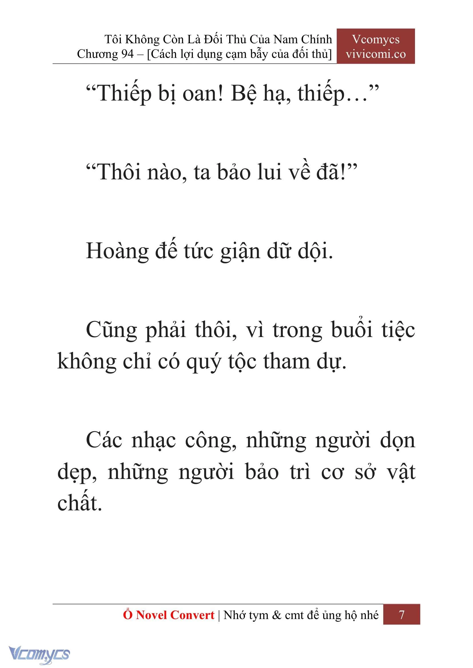 [Novel] Tôi Không Còn Là Đối Thủ Của Nam Chính Chapter  94 - 9