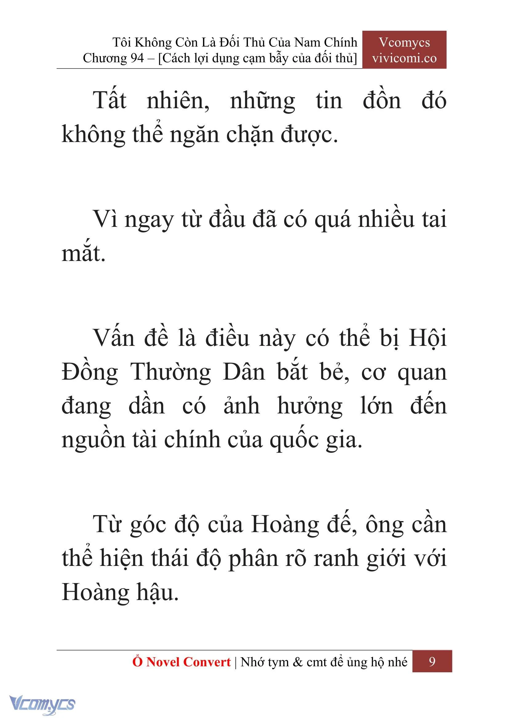 [Novel] Tôi Không Còn Là Đối Thủ Của Nam Chính Chapter  94 - 11