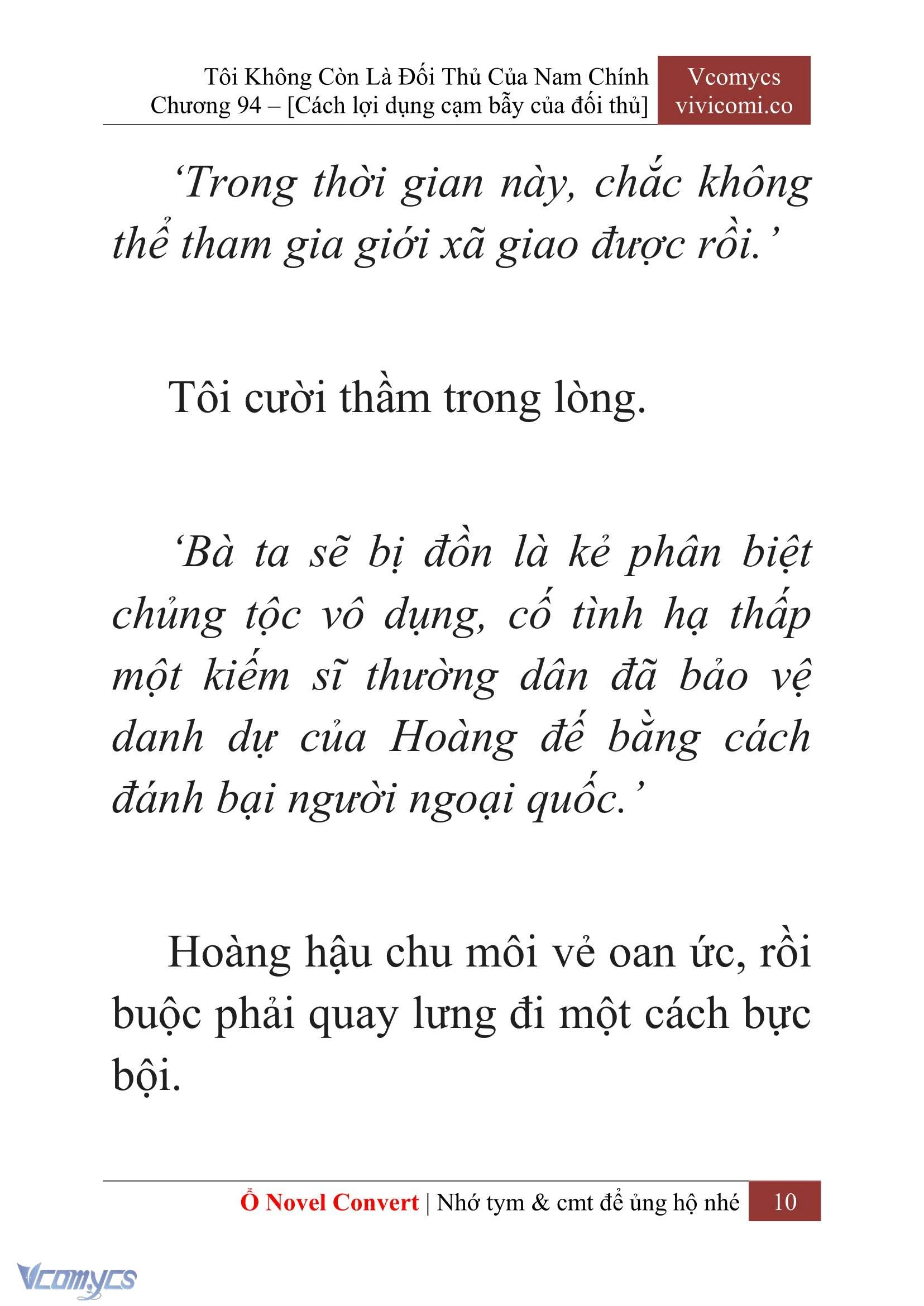 [Novel] Tôi Không Còn Là Đối Thủ Của Nam Chính Chapter  94 - 12