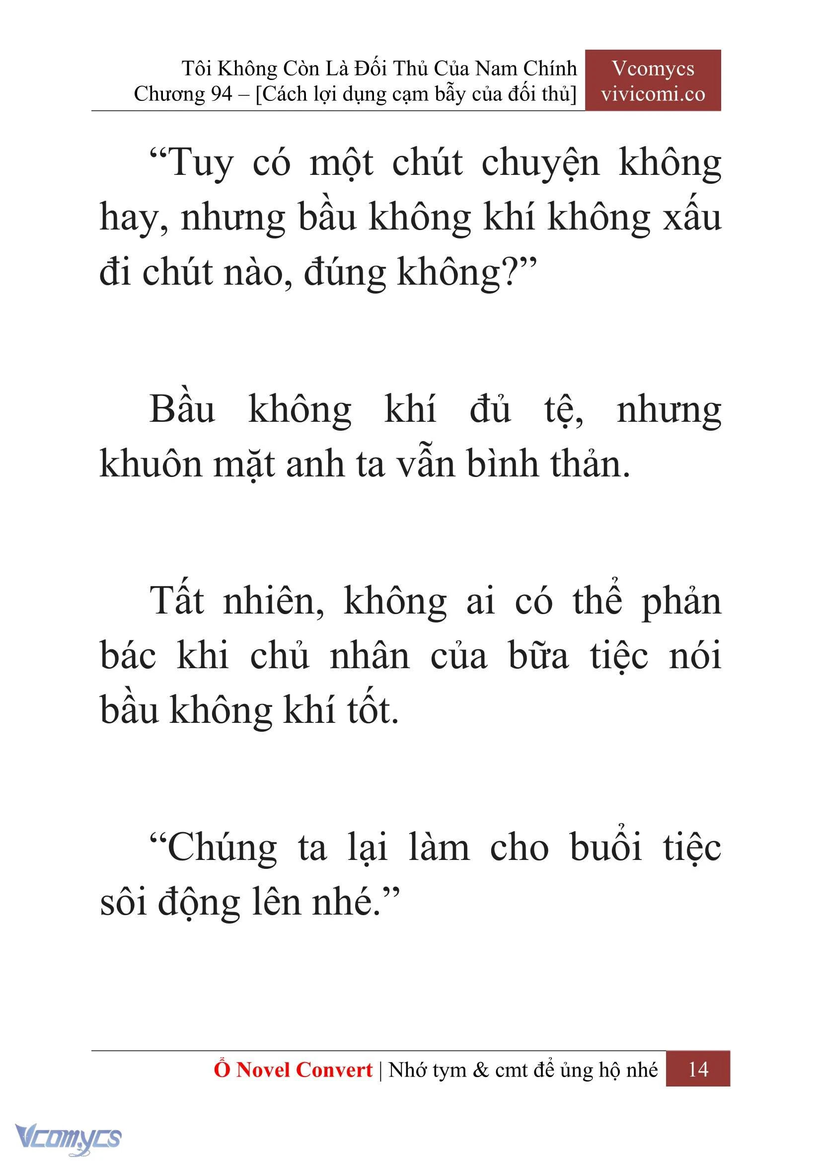 [Novel] Tôi Không Còn Là Đối Thủ Của Nam Chính Chapter  94 - 16