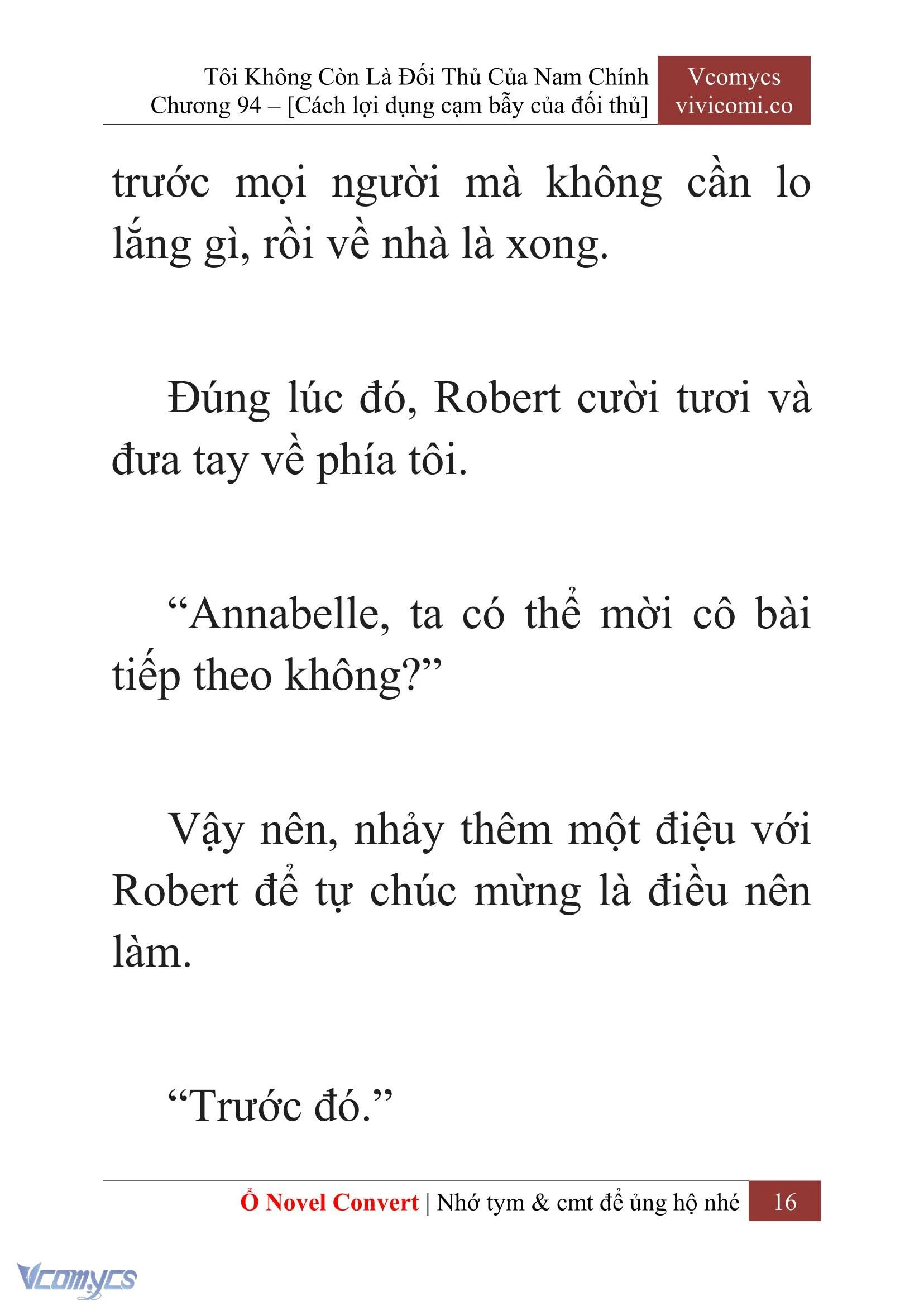 [Novel] Tôi Không Còn Là Đối Thủ Của Nam Chính Chapter  94 - 18