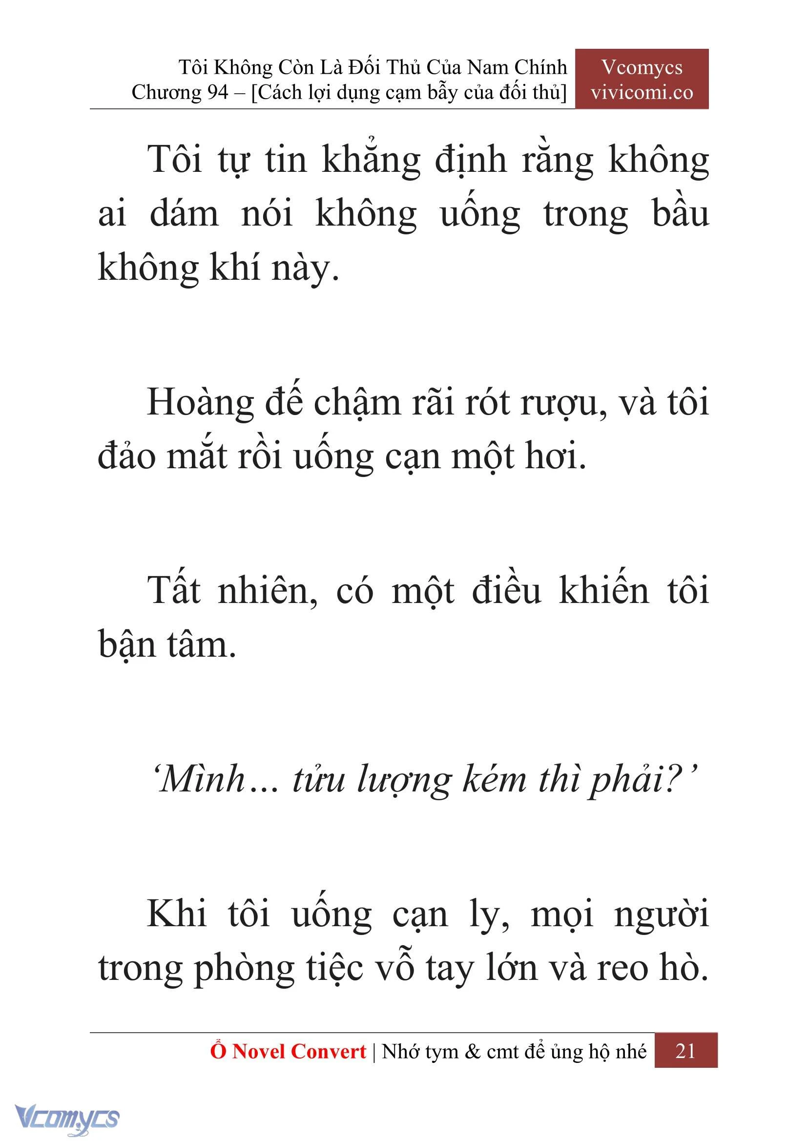 [Novel] Tôi Không Còn Là Đối Thủ Của Nam Chính Chapter  94 - 23