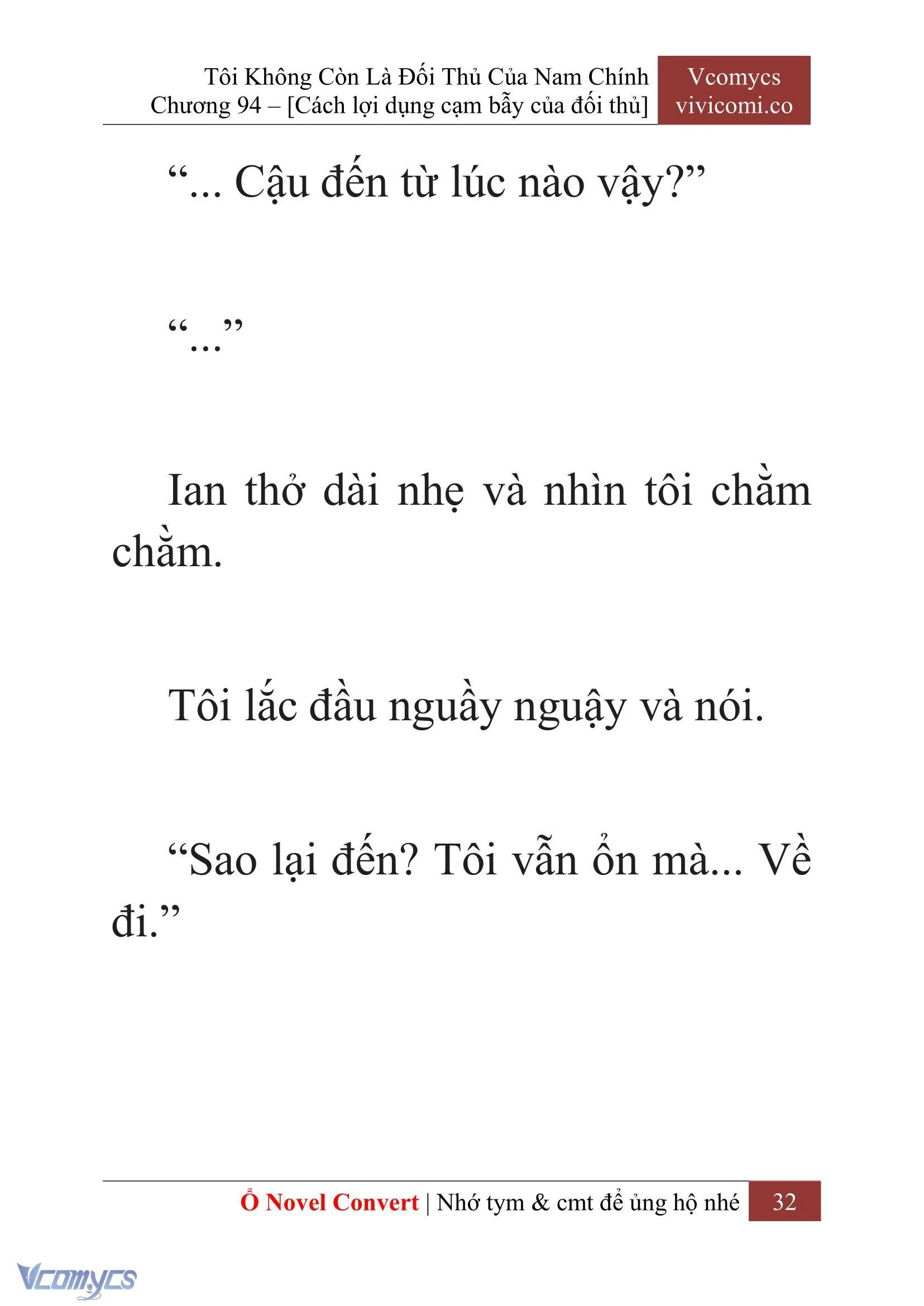 [Novel] Tôi Không Còn Là Đối Thủ Của Nam Chính Chapter  94 - 34