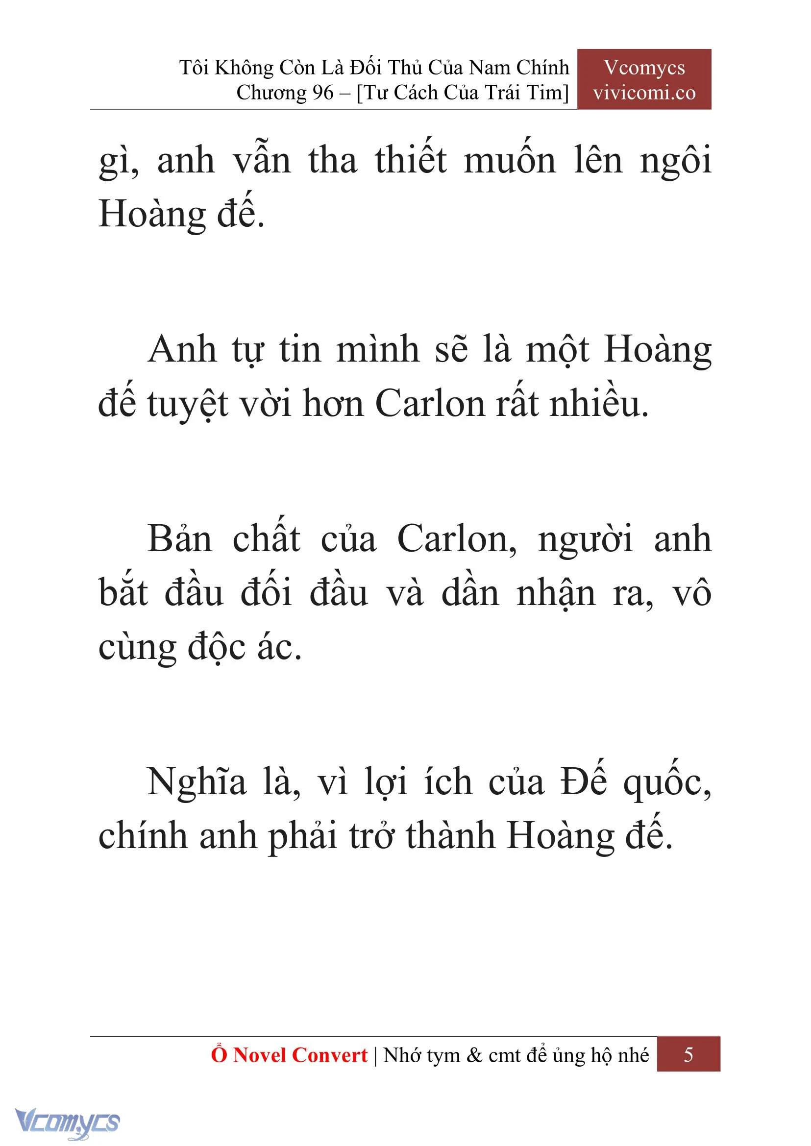 [Novel] Tôi Không Còn Là Đối Thủ Của Nam Chính Chapter  96 - 7