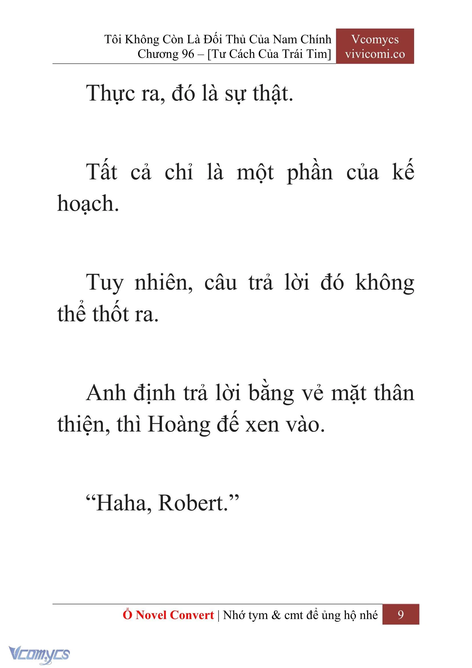 [Novel] Tôi Không Còn Là Đối Thủ Của Nam Chính Chapter  96 - 11