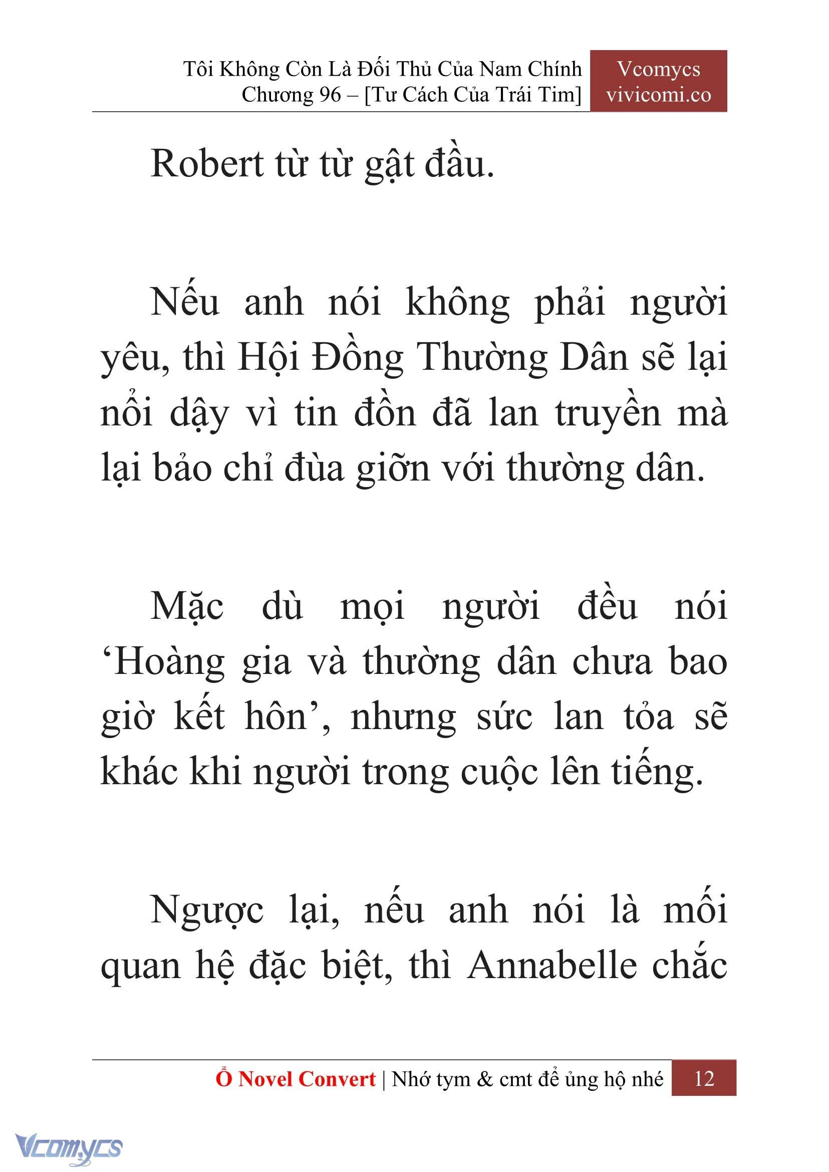 [Novel] Tôi Không Còn Là Đối Thủ Của Nam Chính Chapter  96 - 14