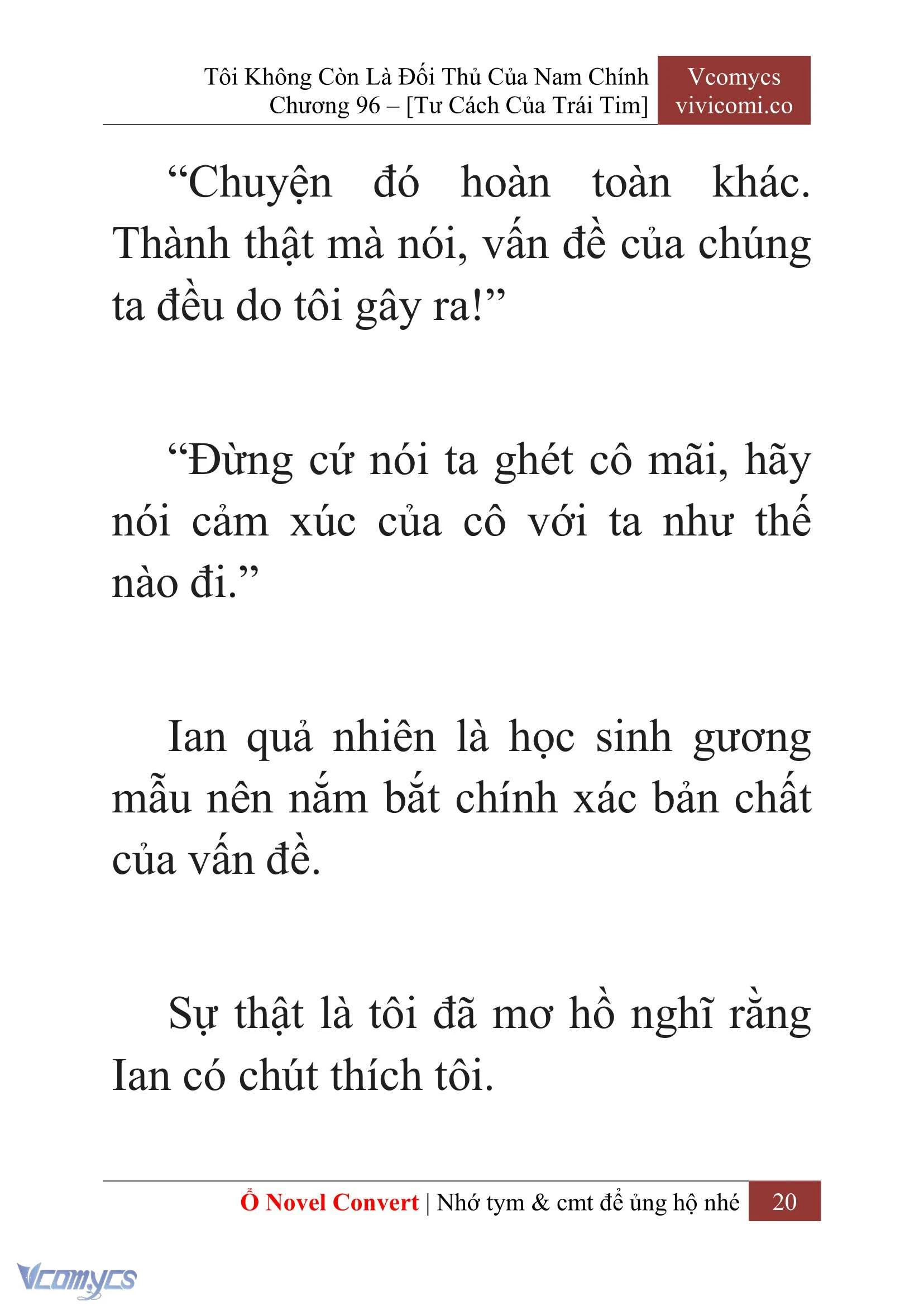 [Novel] Tôi Không Còn Là Đối Thủ Của Nam Chính Chapter  96 - 22