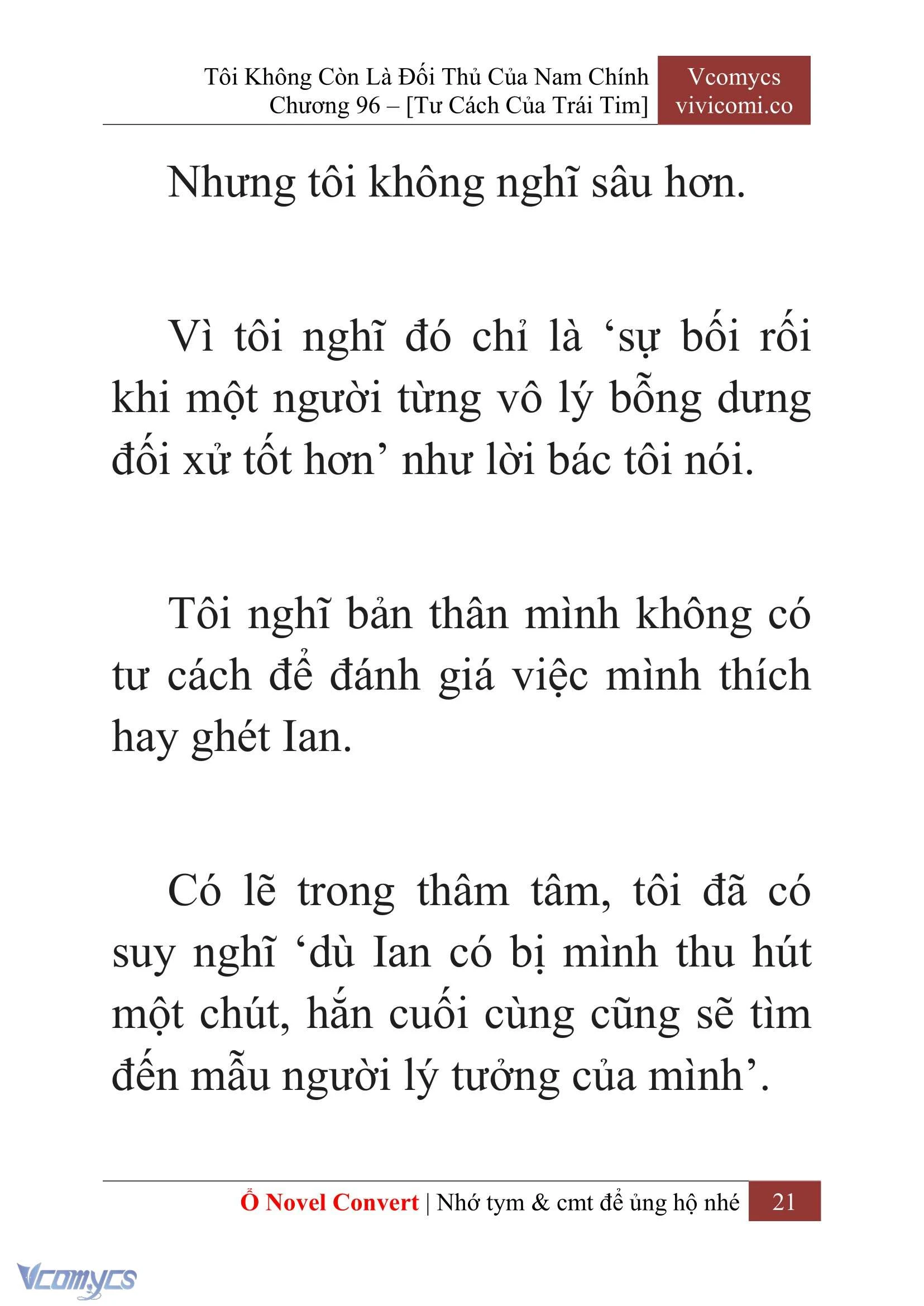 [Novel] Tôi Không Còn Là Đối Thủ Của Nam Chính Chapter  96 - 23