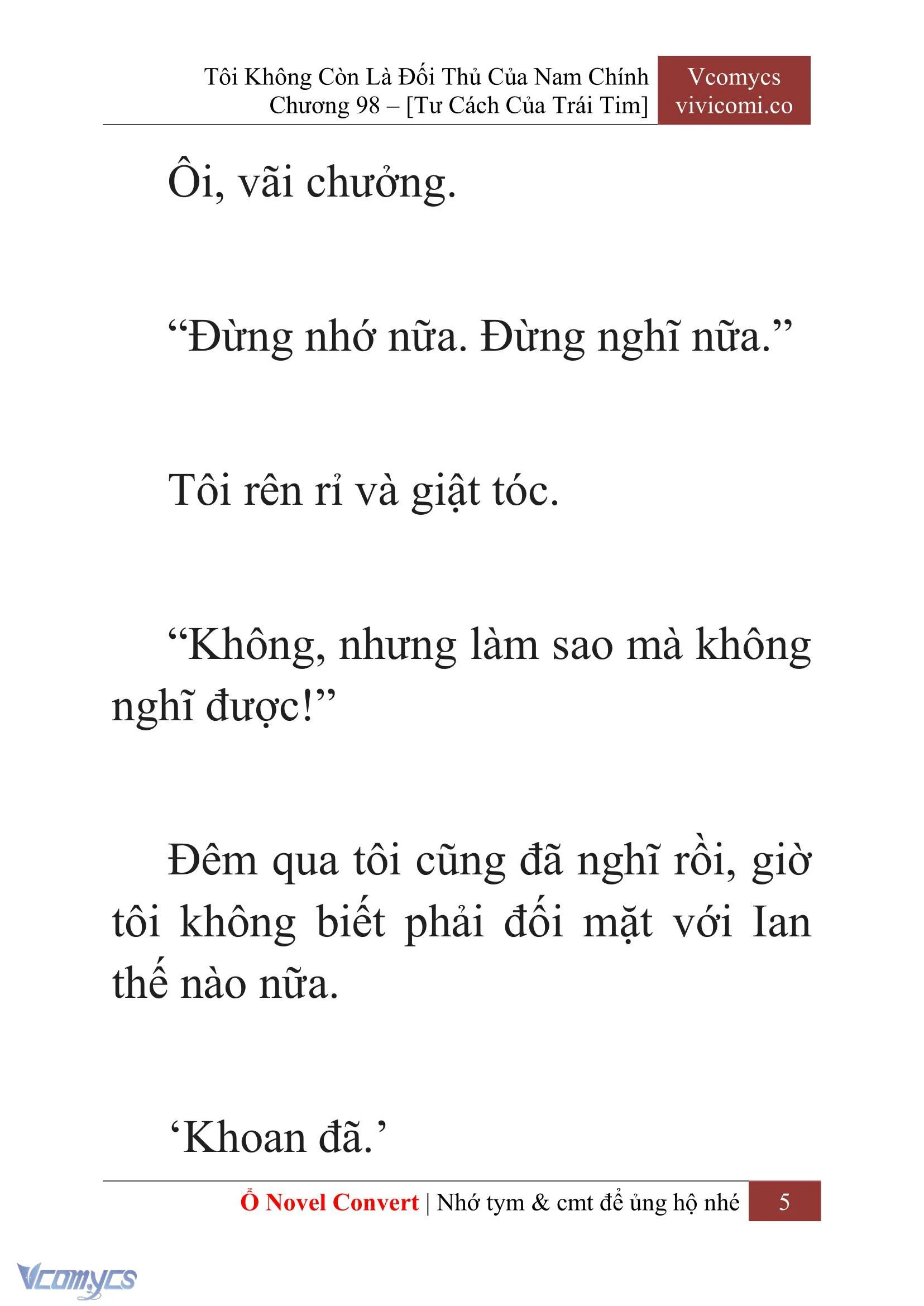[Novel] Tôi Không Còn Là Đối Thủ Của Nam Chính Chapter  98 - 7