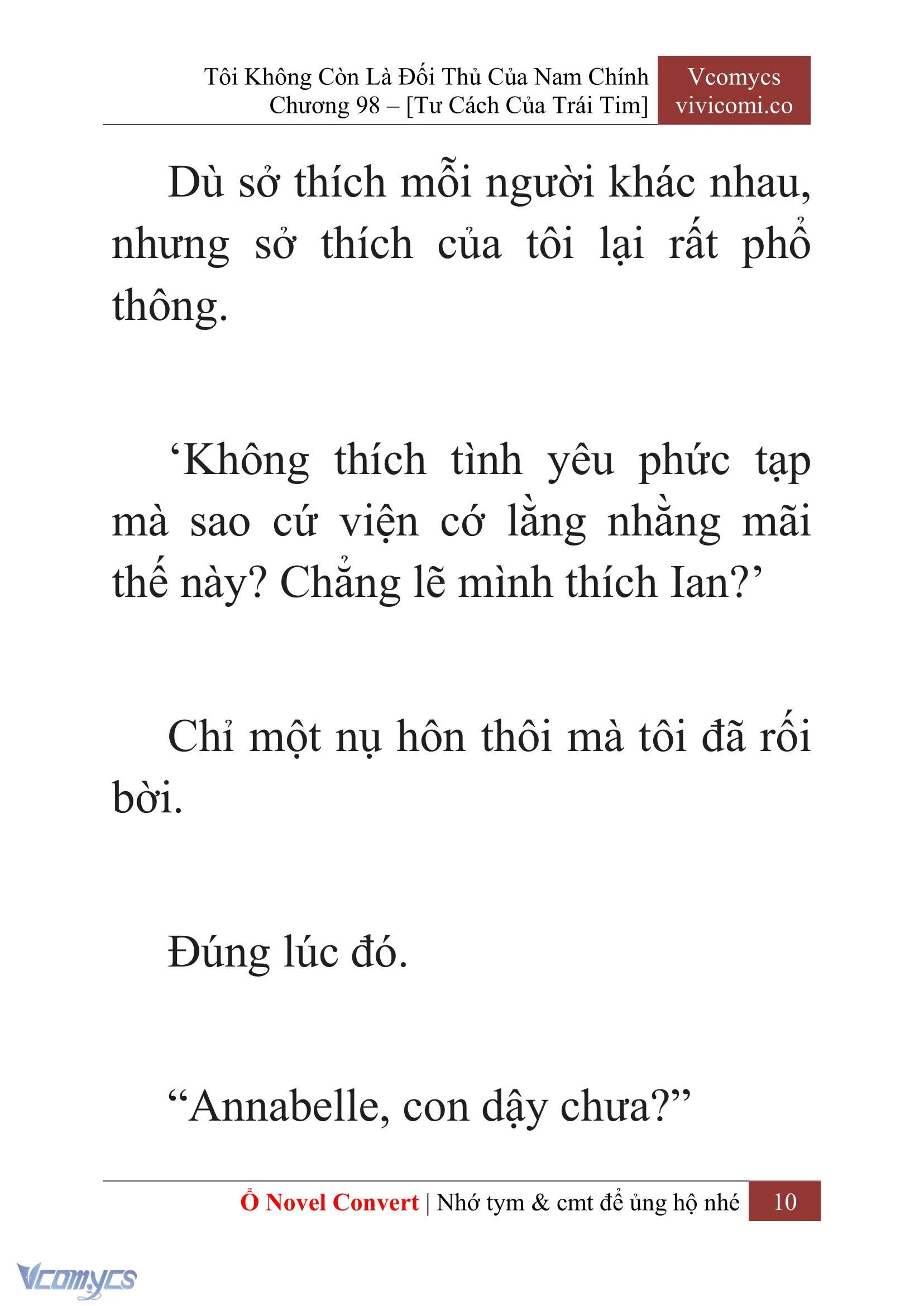 [Novel] Tôi Không Còn Là Đối Thủ Của Nam Chính Chapter  98 - 12