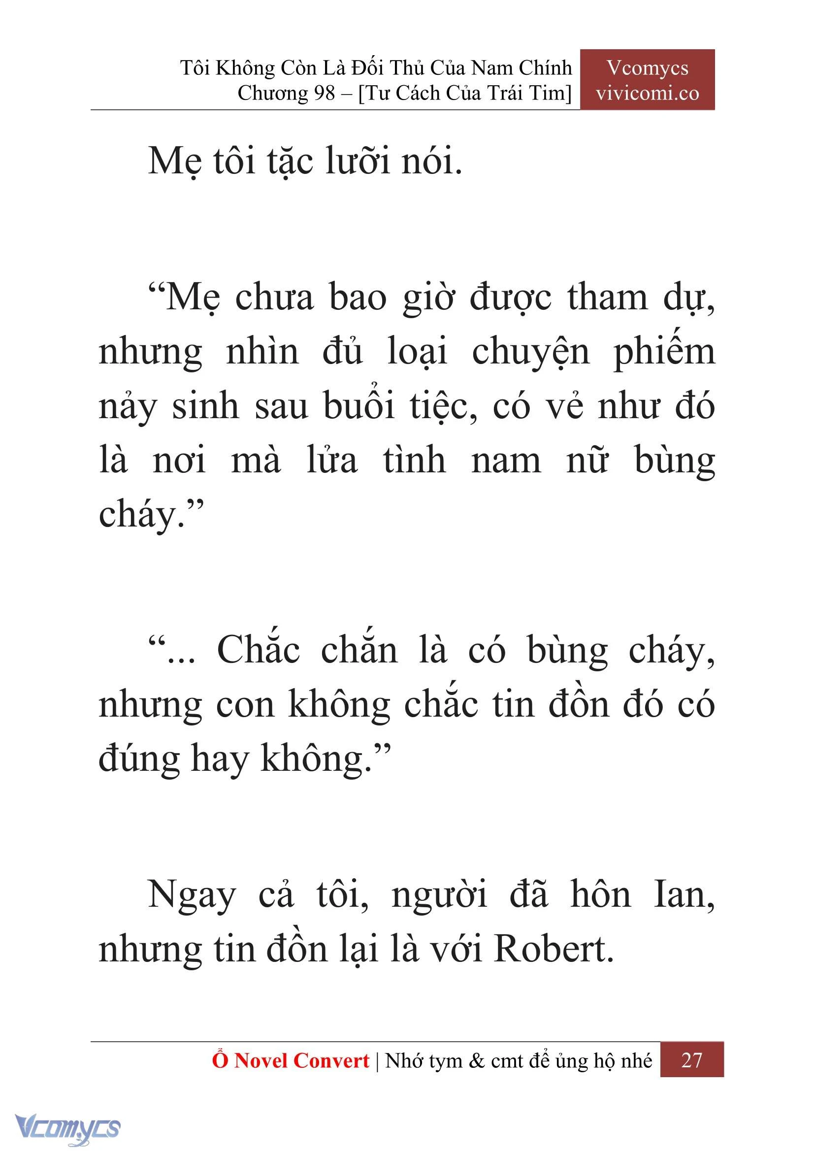 [Novel] Tôi Không Còn Là Đối Thủ Của Nam Chính Chapter  98 - 29