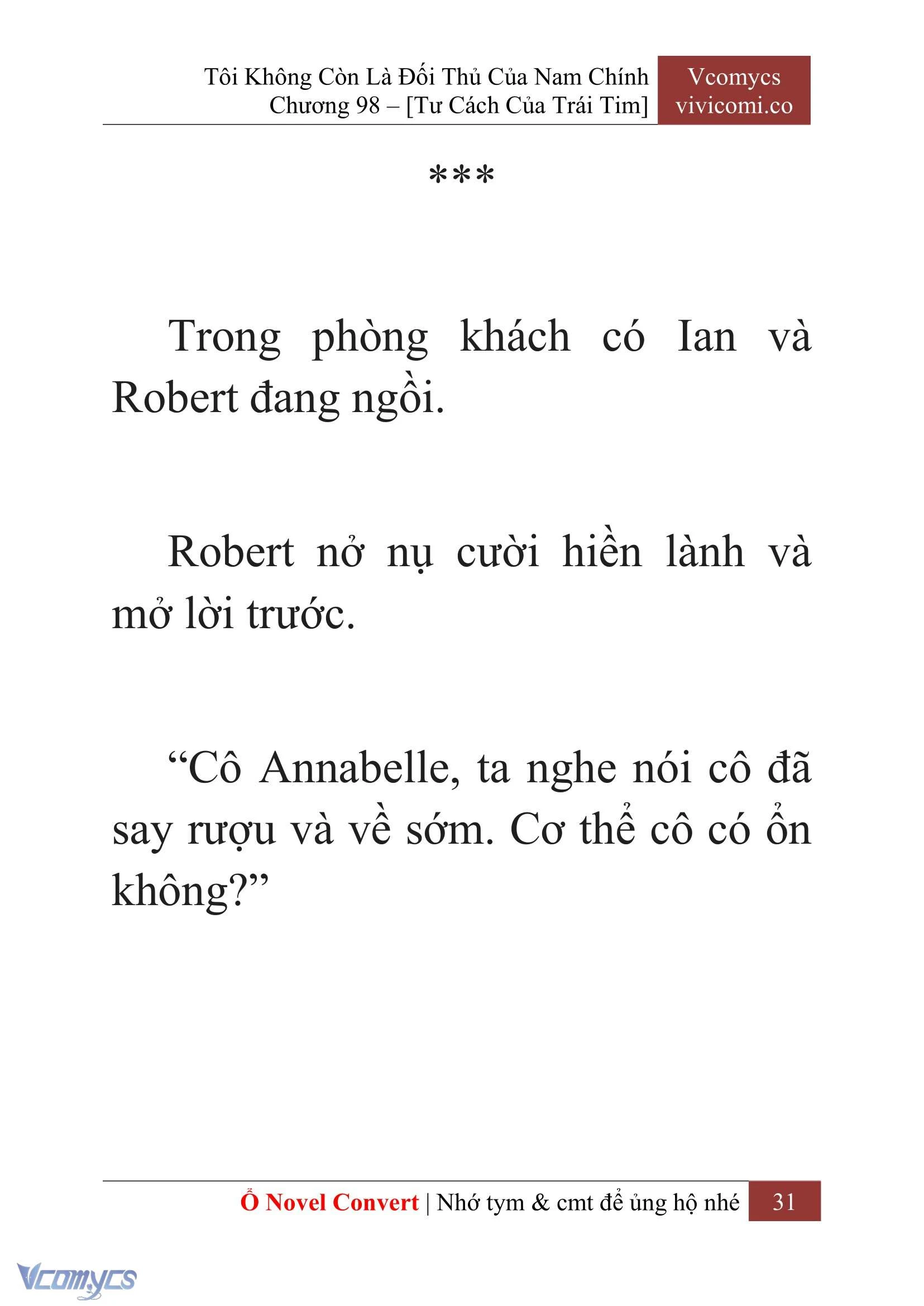 [Novel] Tôi Không Còn Là Đối Thủ Của Nam Chính Chapter  98 - 33