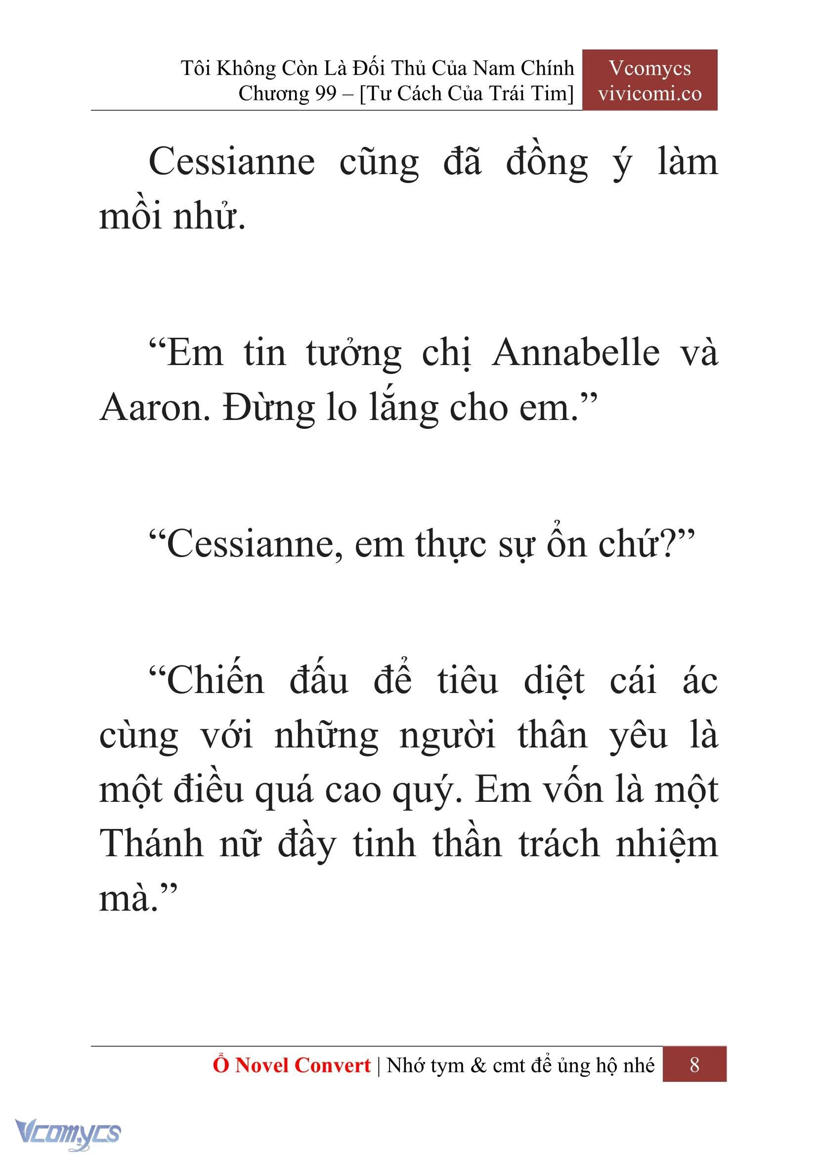[Novel] Tôi Không Còn Là Đối Thủ Của Nam Chính Chapter  99 - 10