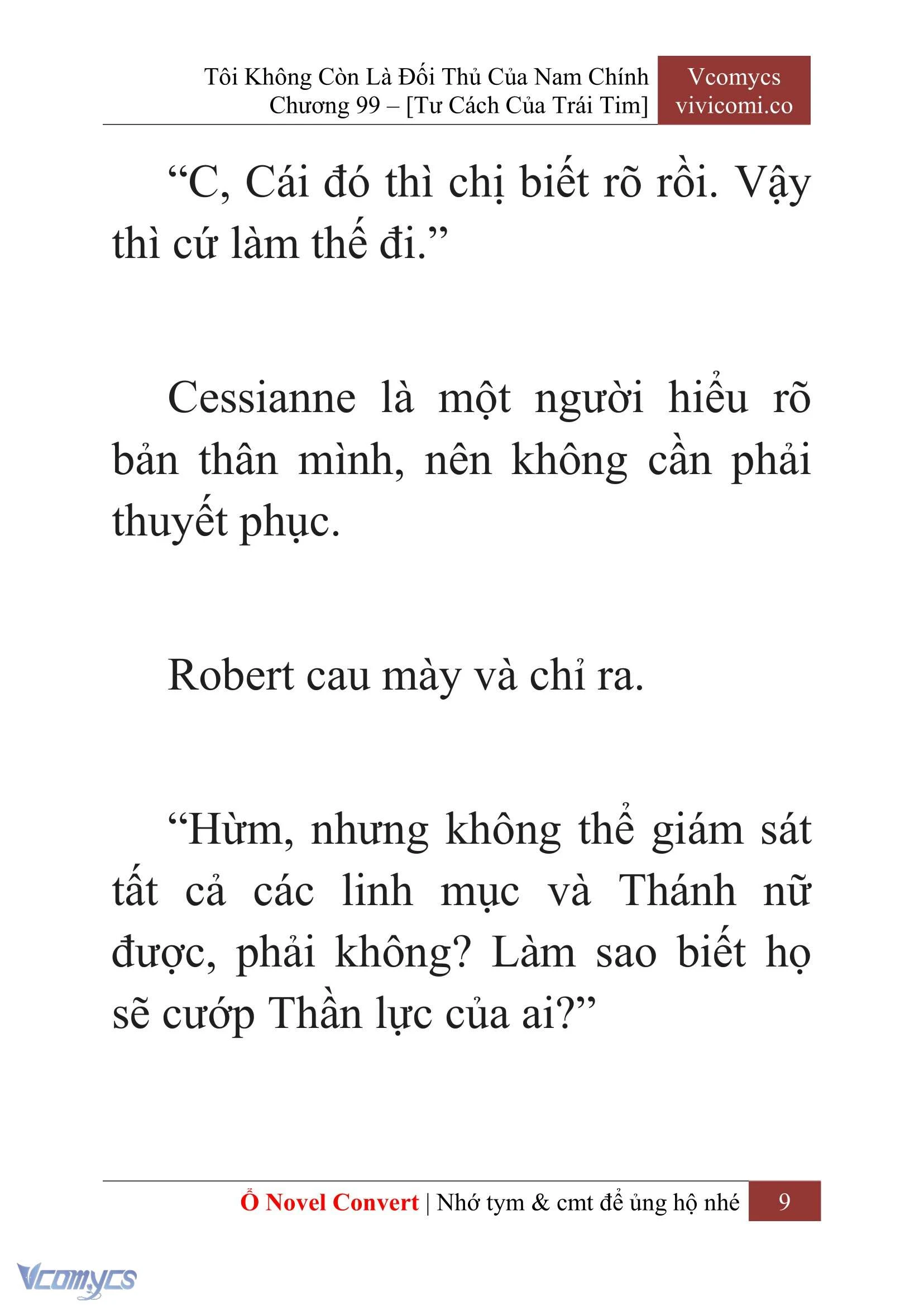 [Novel] Tôi Không Còn Là Đối Thủ Của Nam Chính Chapter  99 - 11