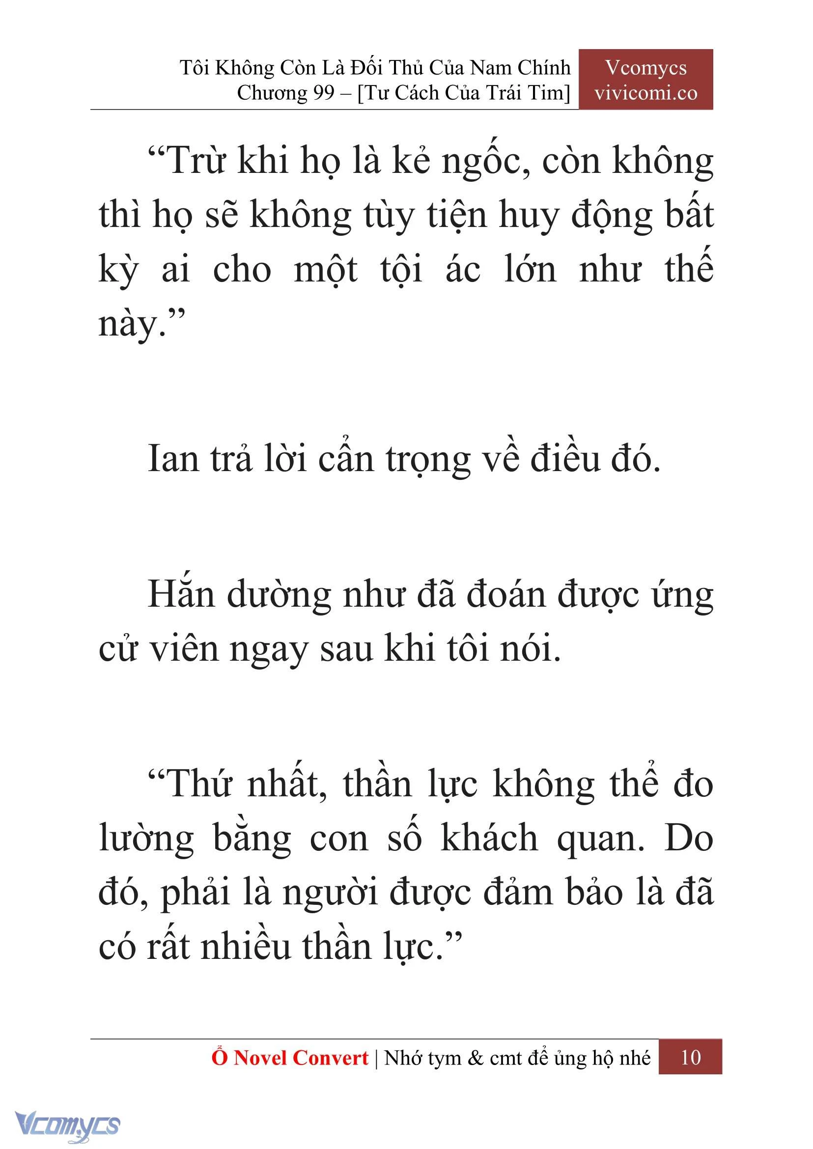 [Novel] Tôi Không Còn Là Đối Thủ Của Nam Chính Chapter  99 - 12