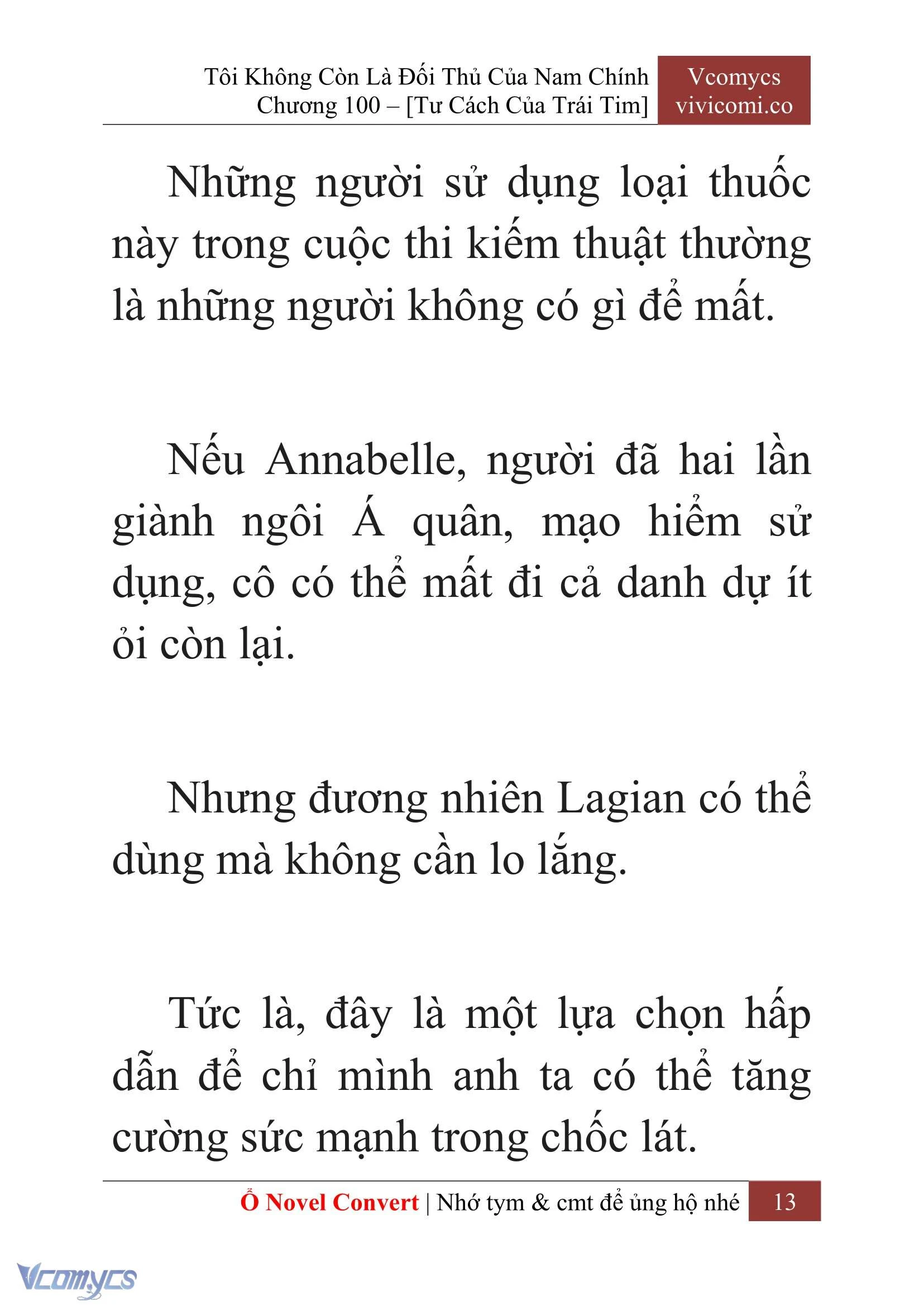 [Novel] Tôi Không Còn Là Đối Thủ Của Nam Chính Chapter  100 - 15