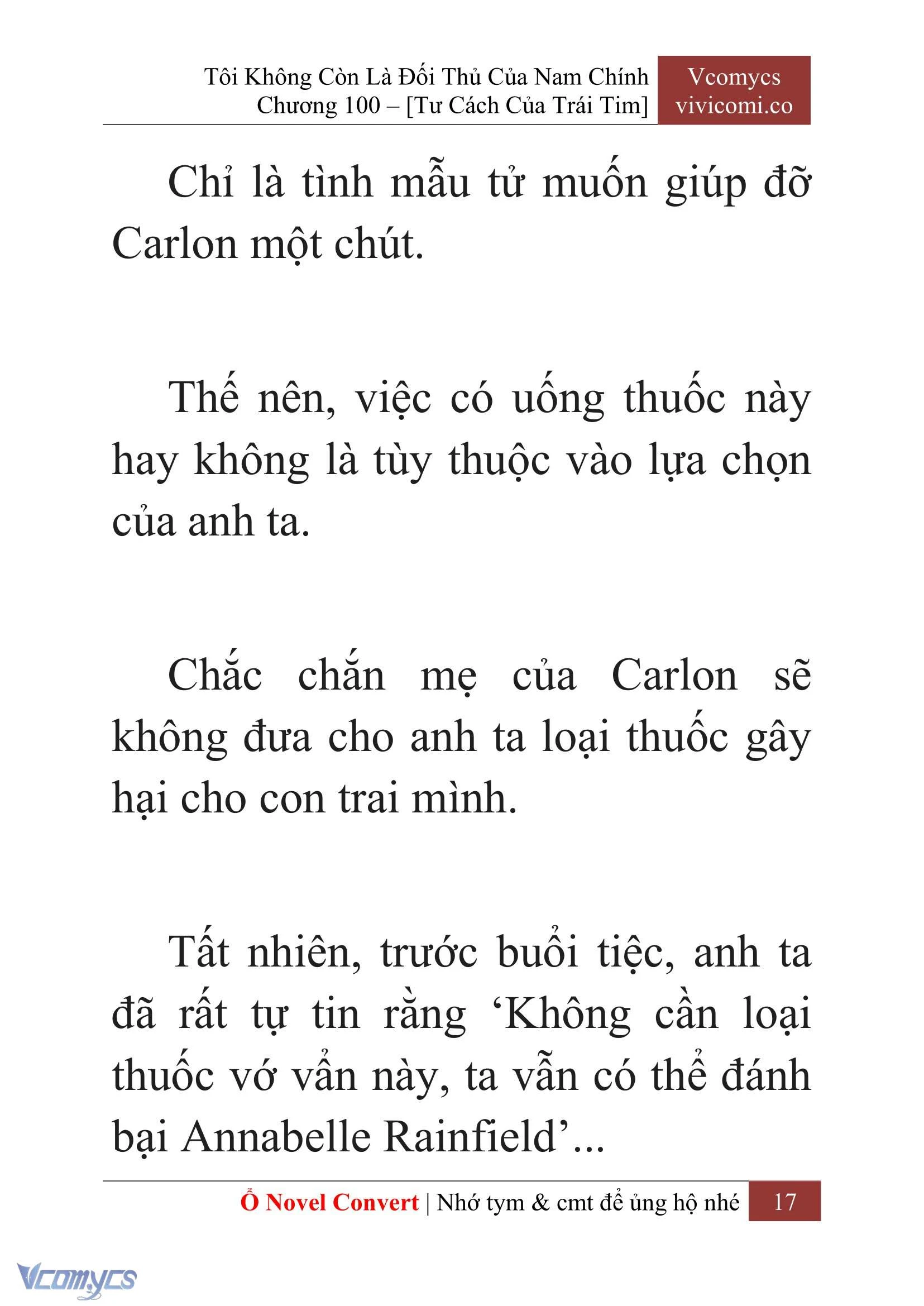 [Novel] Tôi Không Còn Là Đối Thủ Của Nam Chính Chapter  100 - 19
