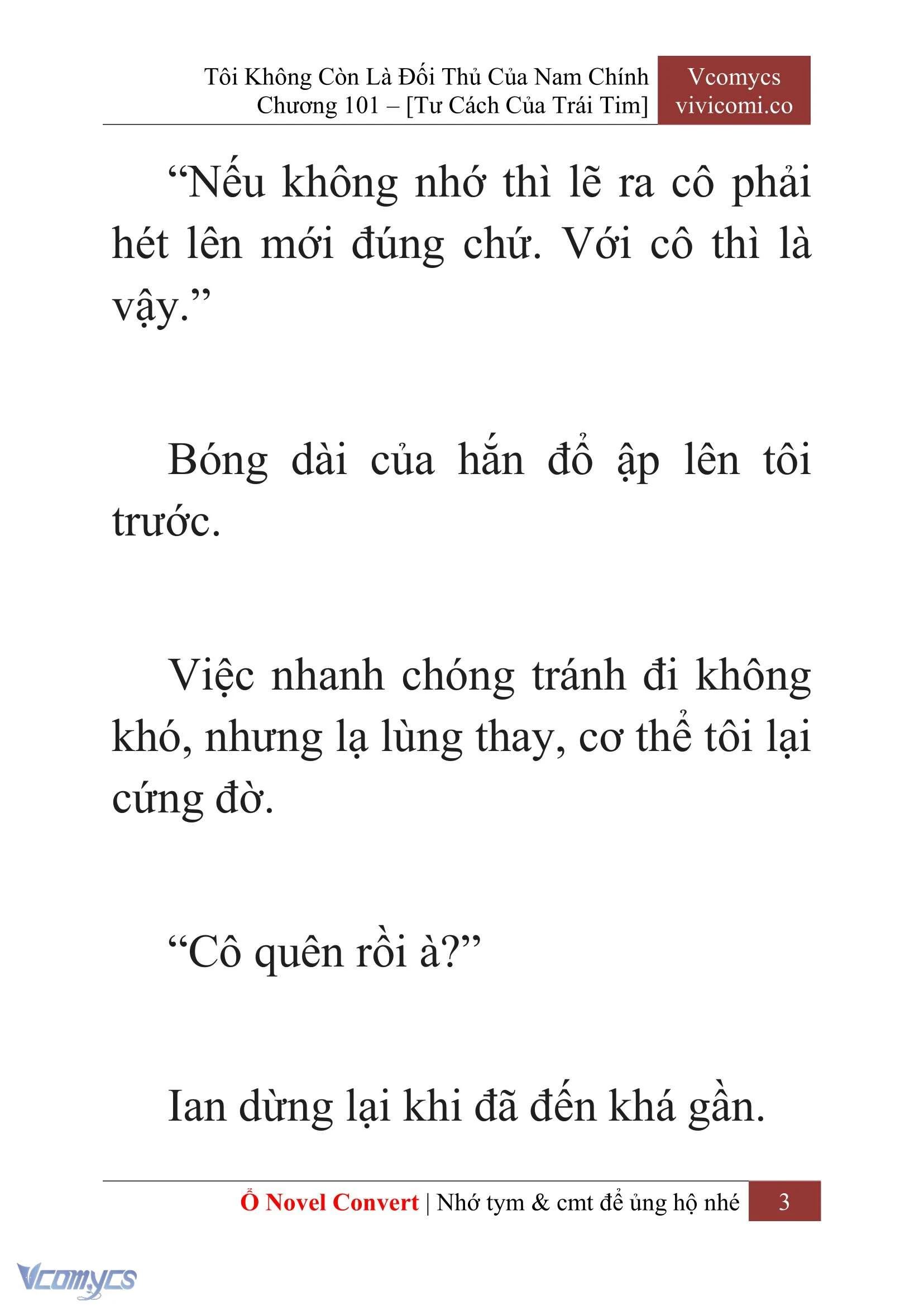 [Novel] Tôi Không Còn Là Đối Thủ Của Nam Chính Chapter  101 - 5